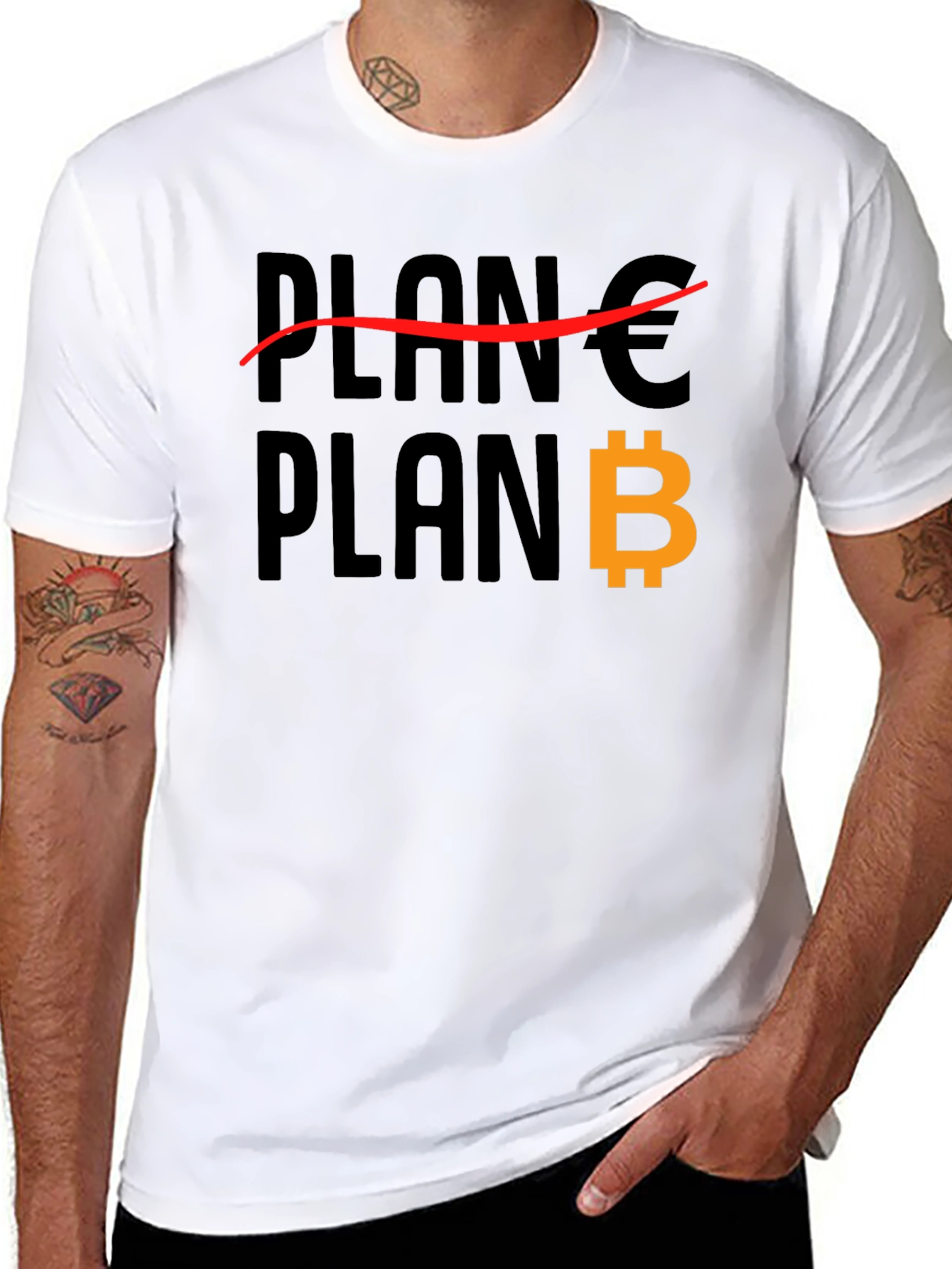 Plan B Bitcoin T-Shirt - Crypto HODL Tee