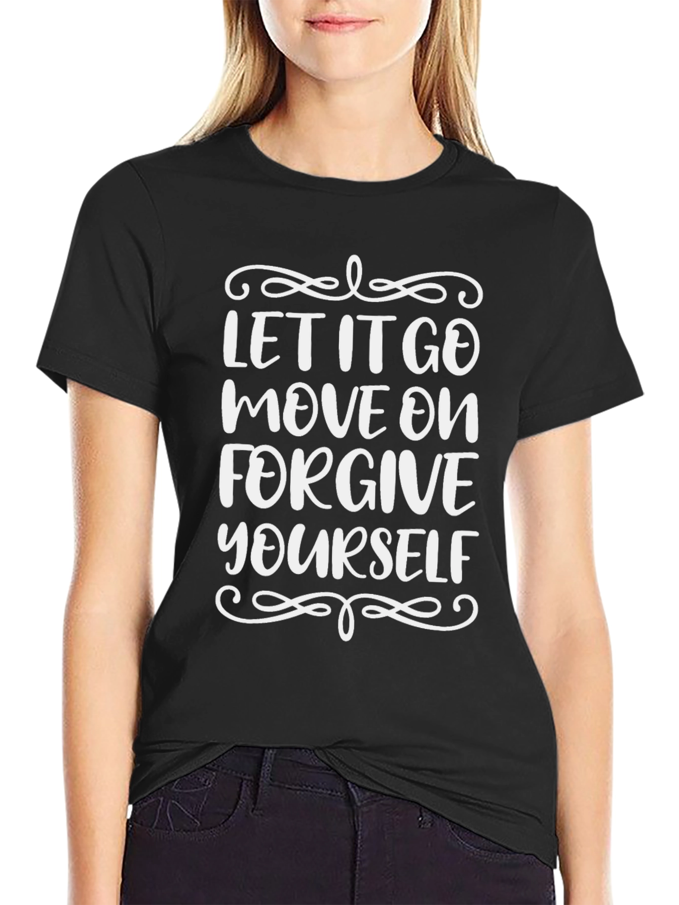 Inspirational Let It Go Graphic T-Shirt
