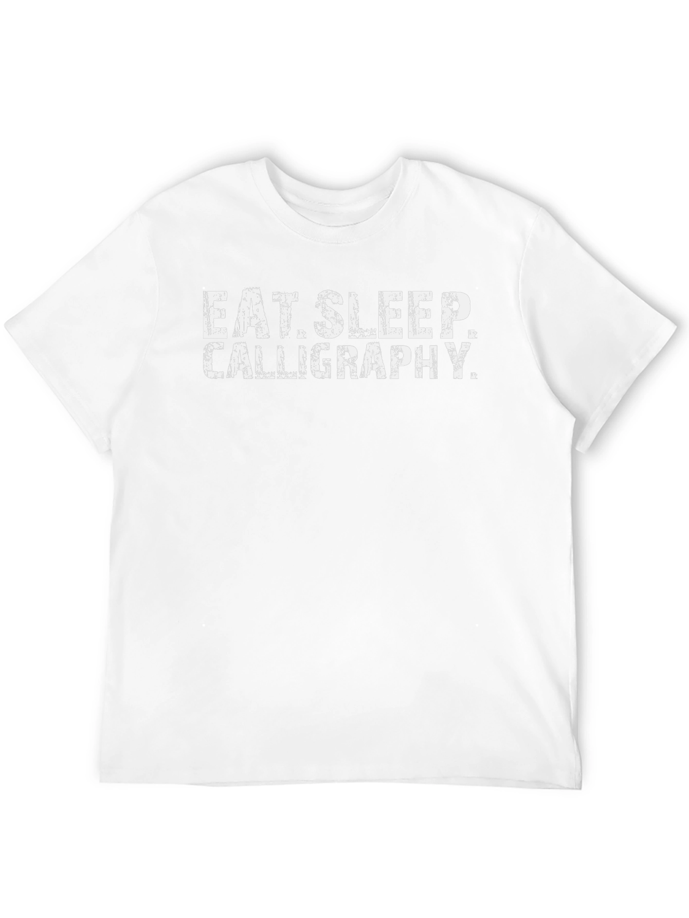 Eat Sleep Calligraphy Black T-Shirt