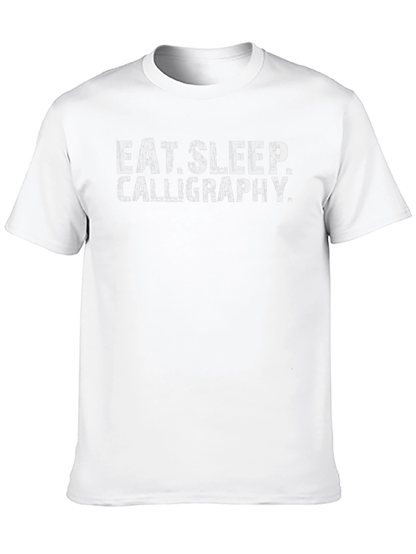Eat Sleep Calligraphy Black T-Shirt