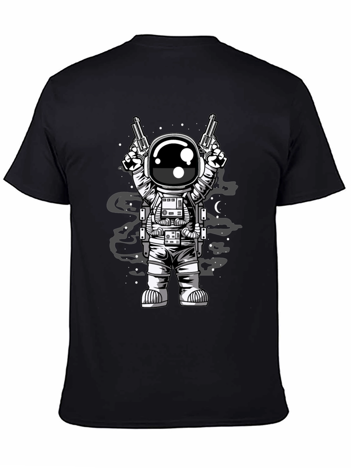 Astronaut Guns T-Shirt - Space Cowboy Design