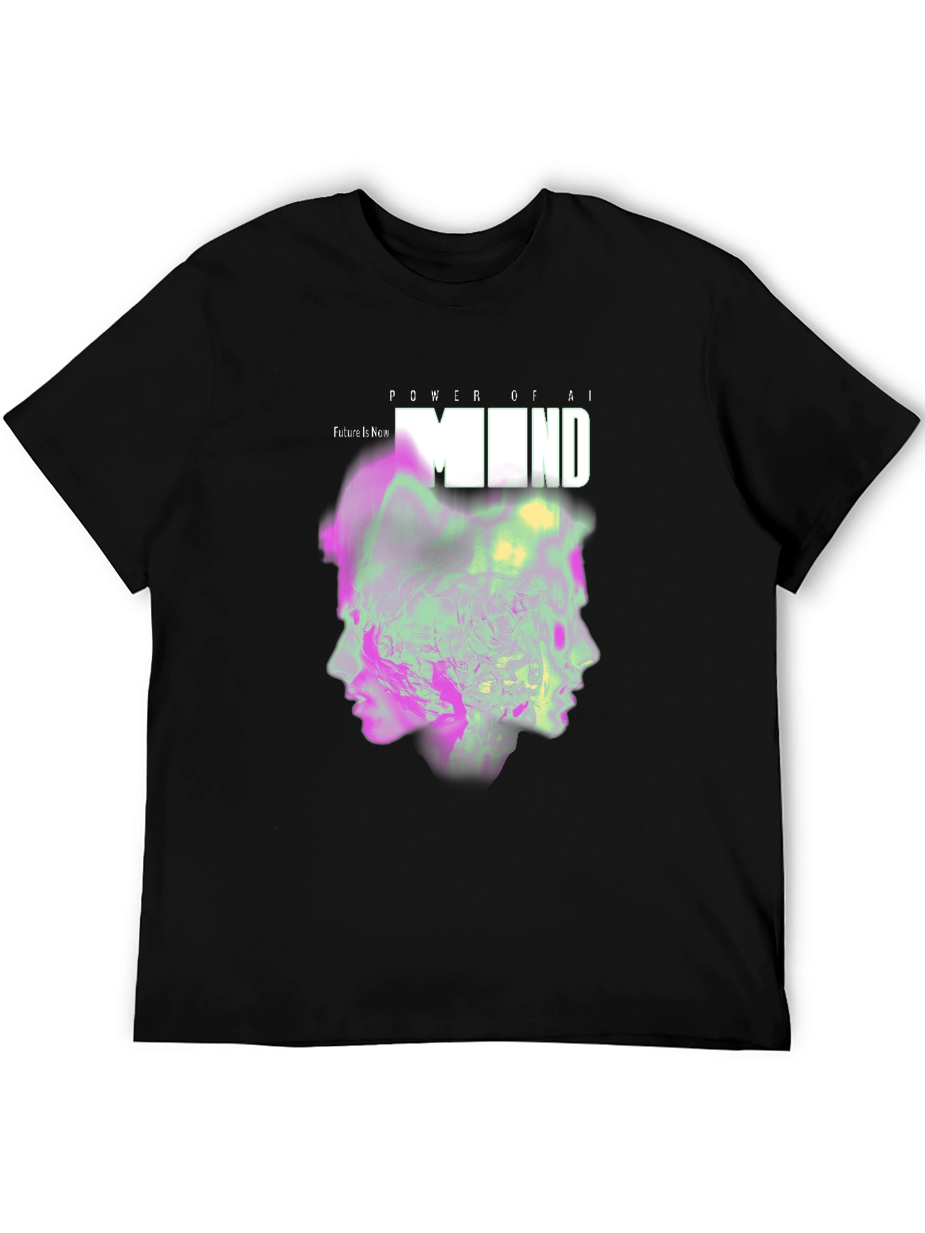 Power of AI Mind T-Shirt - Futuristic Design