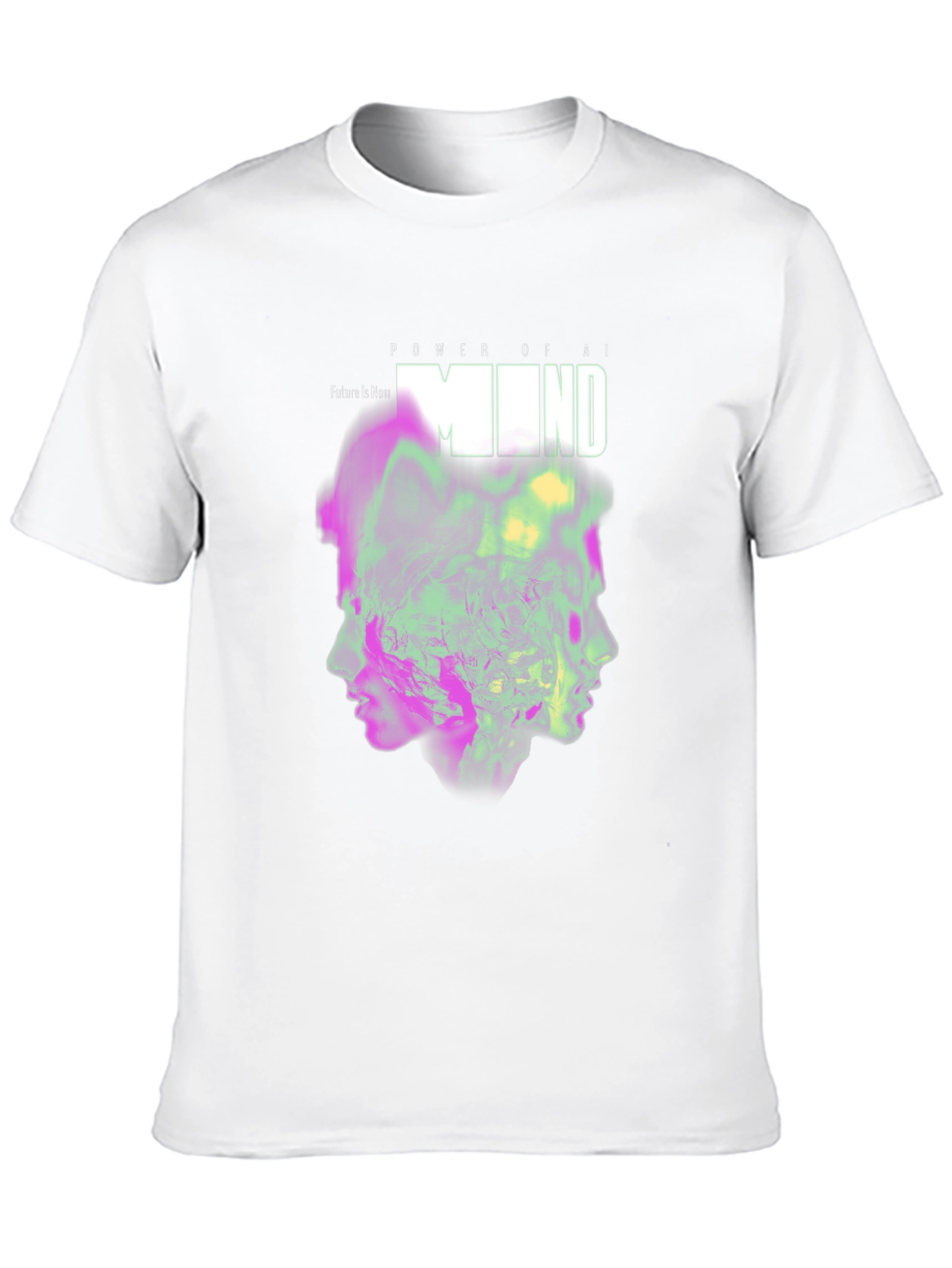 Power of AI Mind T-Shirt - Futuristic Design