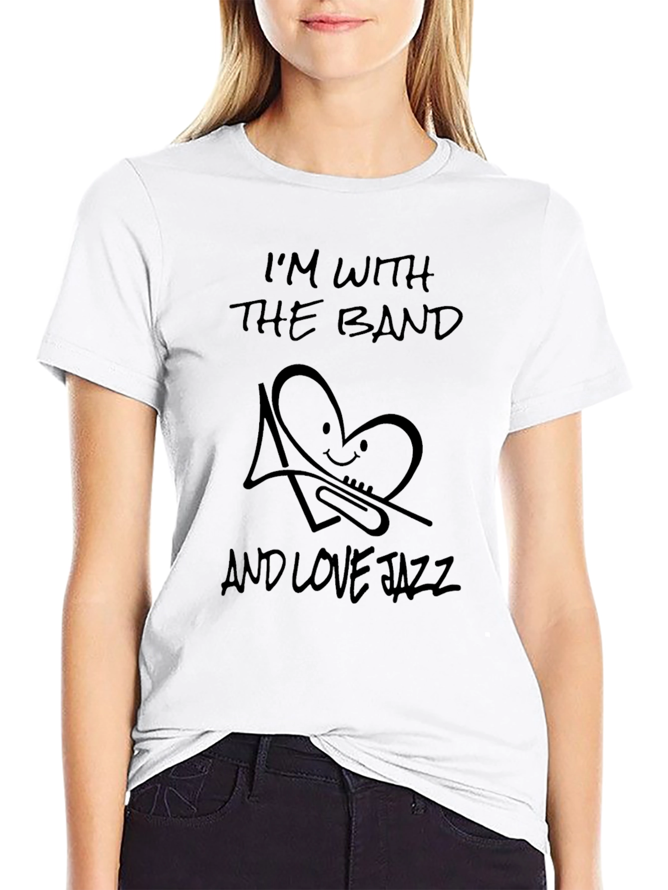 Im With The Band and Love Jazz T-Shirt