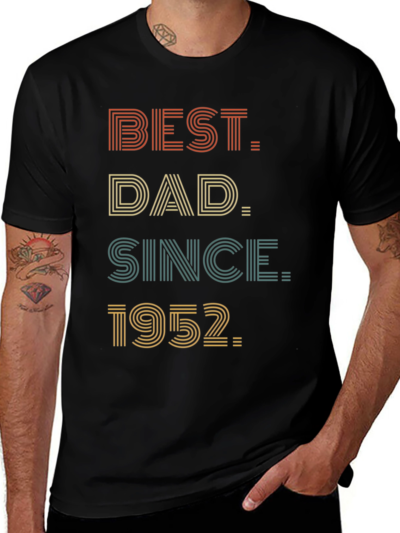 Best Dad Since 1952 Retro Graphic Tee