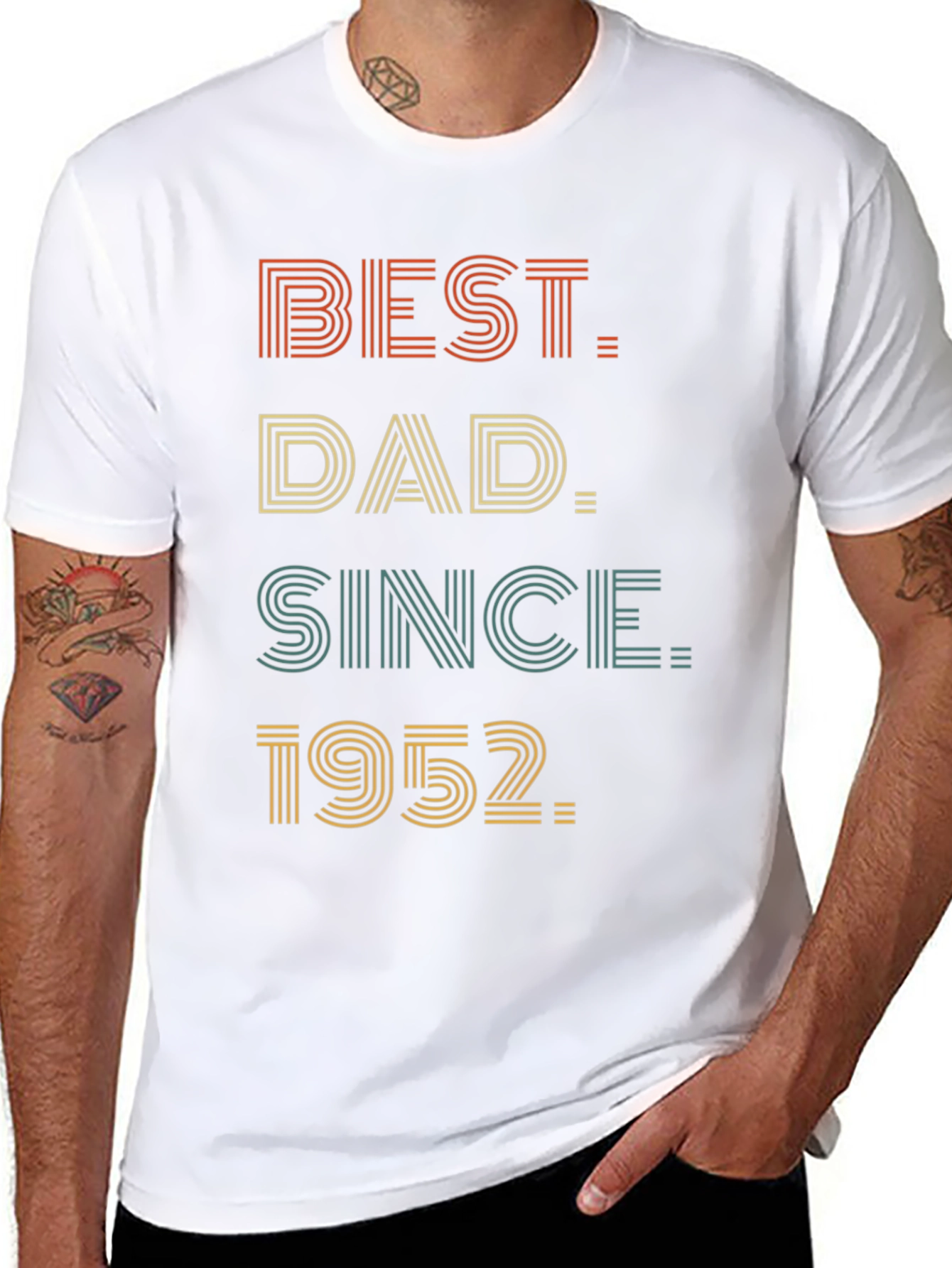 Best Dad Since 1952 Retro Graphic Tee