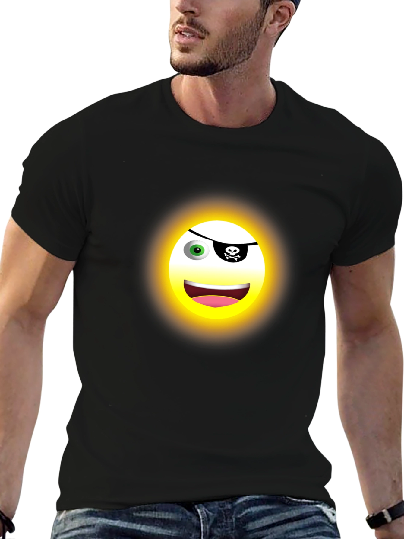 Pirate Emoji T-Shirt - Fun & Unique Design