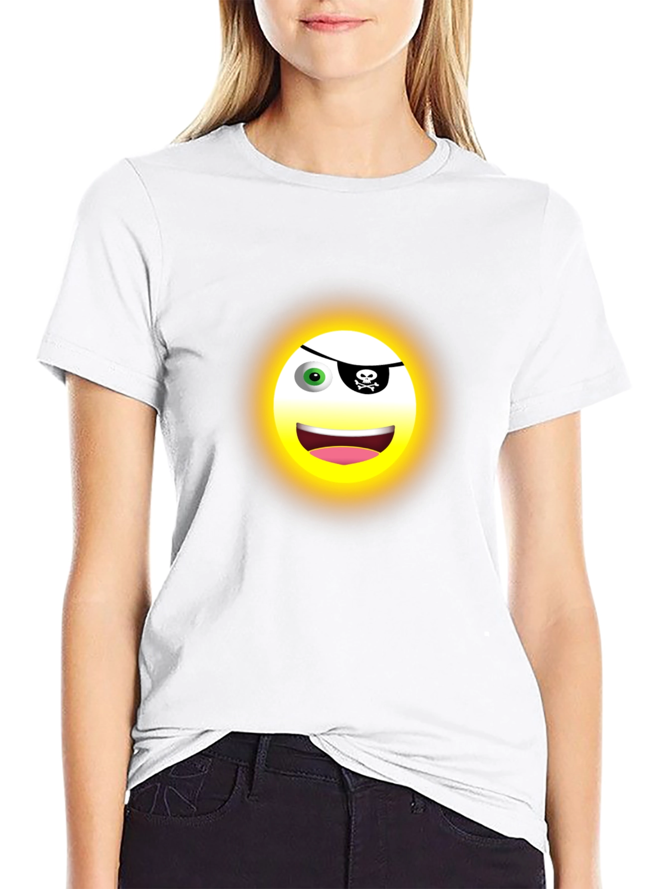 Pirate Emoji T-Shirt - Fun & Unique Design
