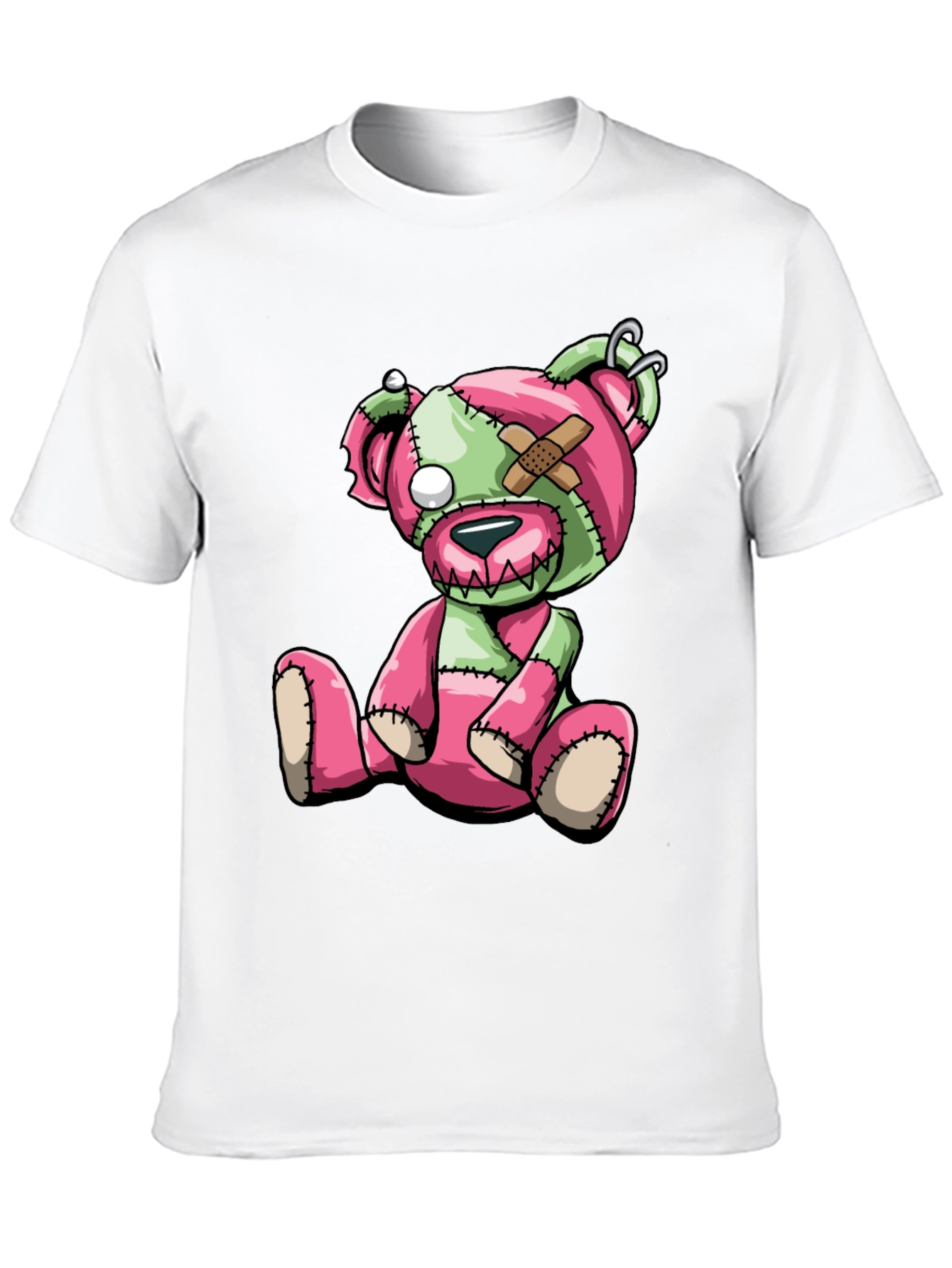 Creepy Cute Zombie Teddy Bear Graphic Tee