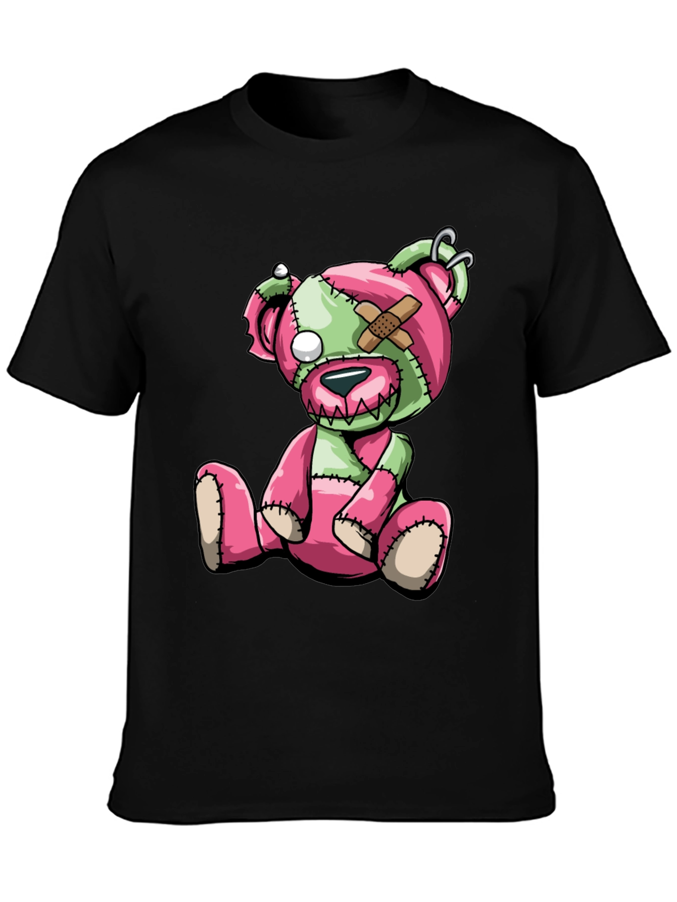 Creepy Cute Zombie Teddy Bear Graphic Tee