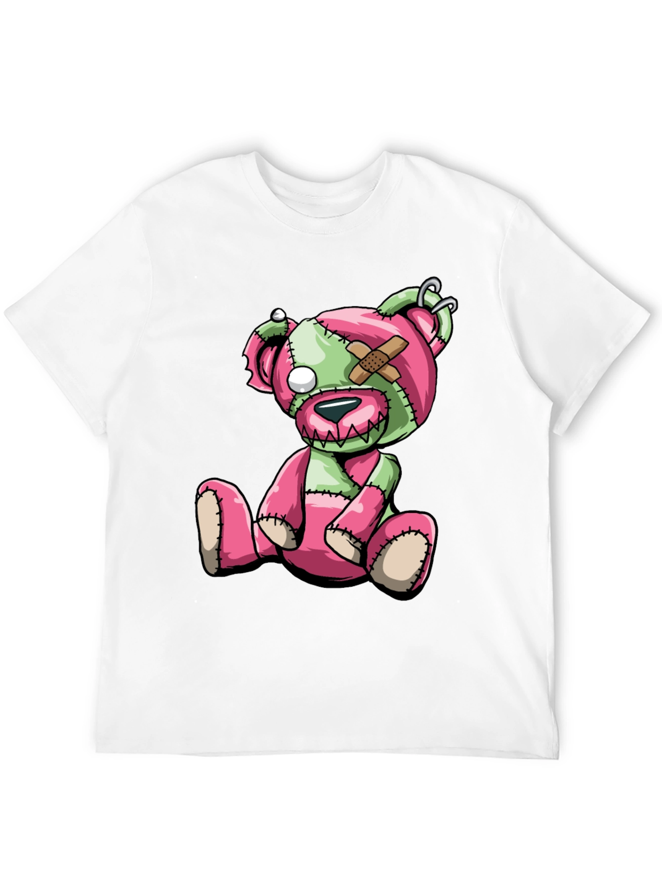 Creepy Cute Zombie Teddy Bear Graphic Tee