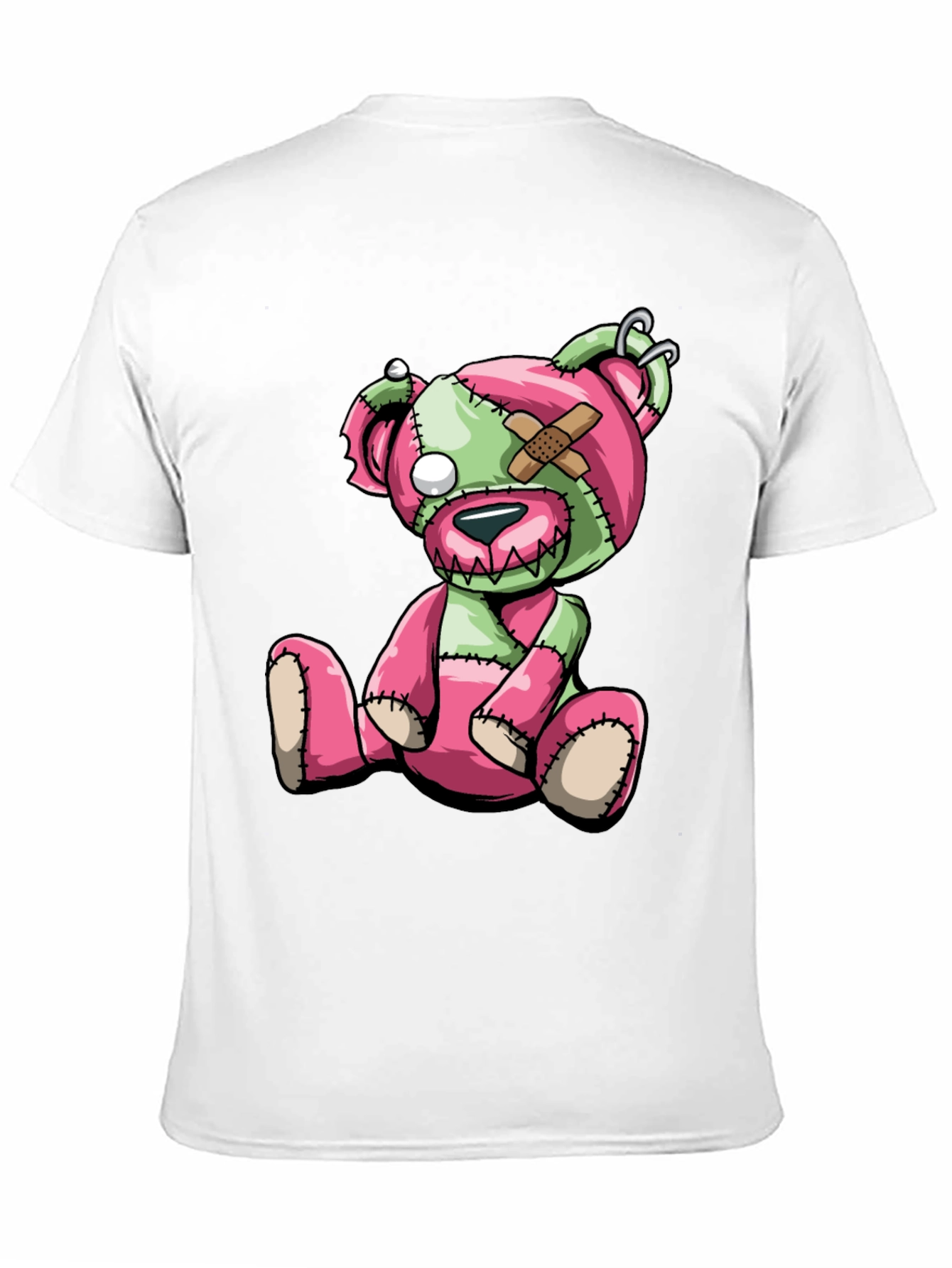 Creepy Cute Zombie Teddy Bear Graphic Tee