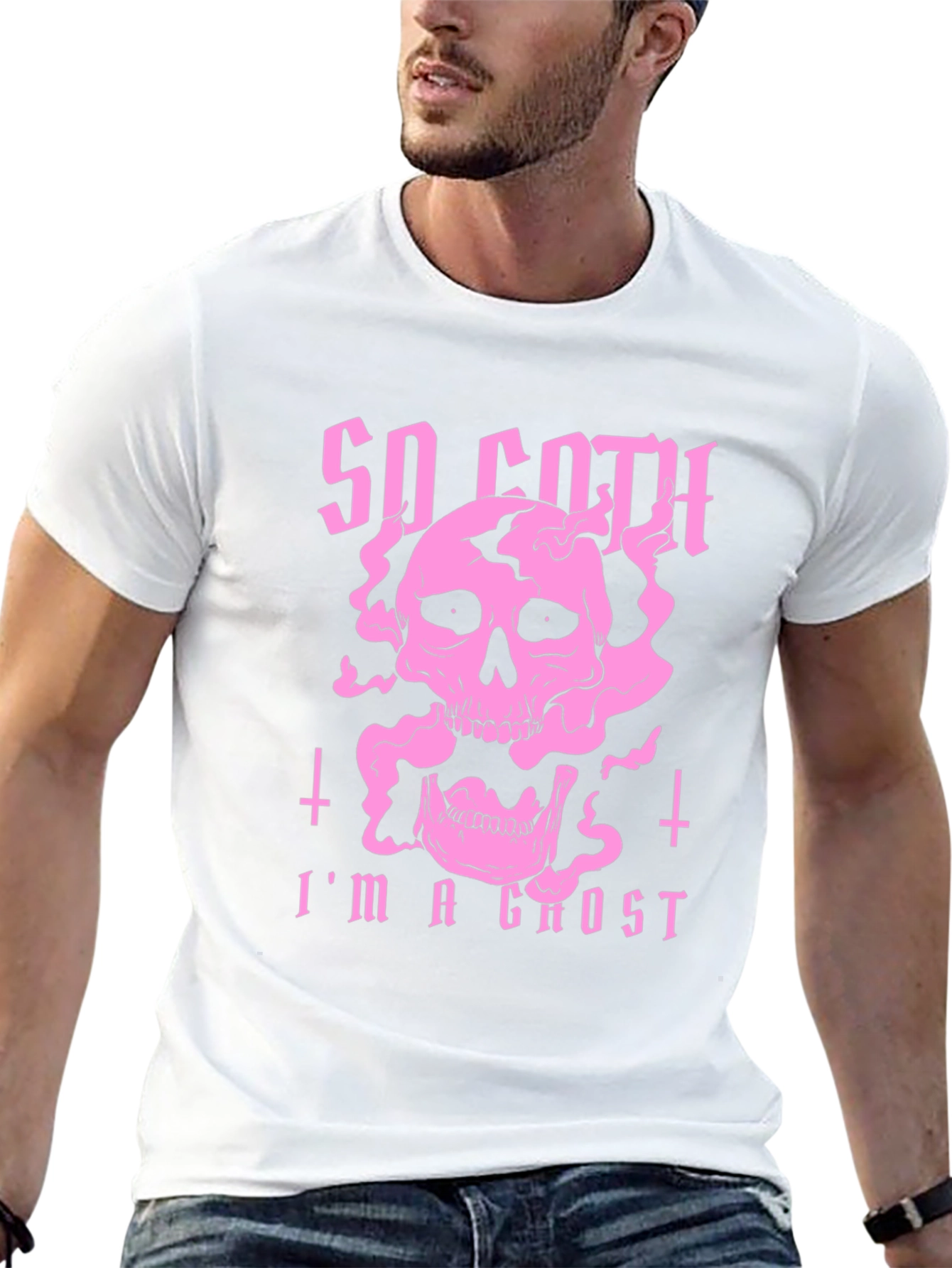 So Goth Im a Ghost Graphic Tee