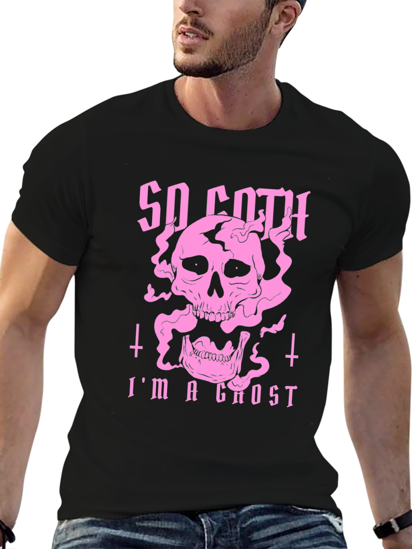 So Goth Im a Ghost Graphic Tee