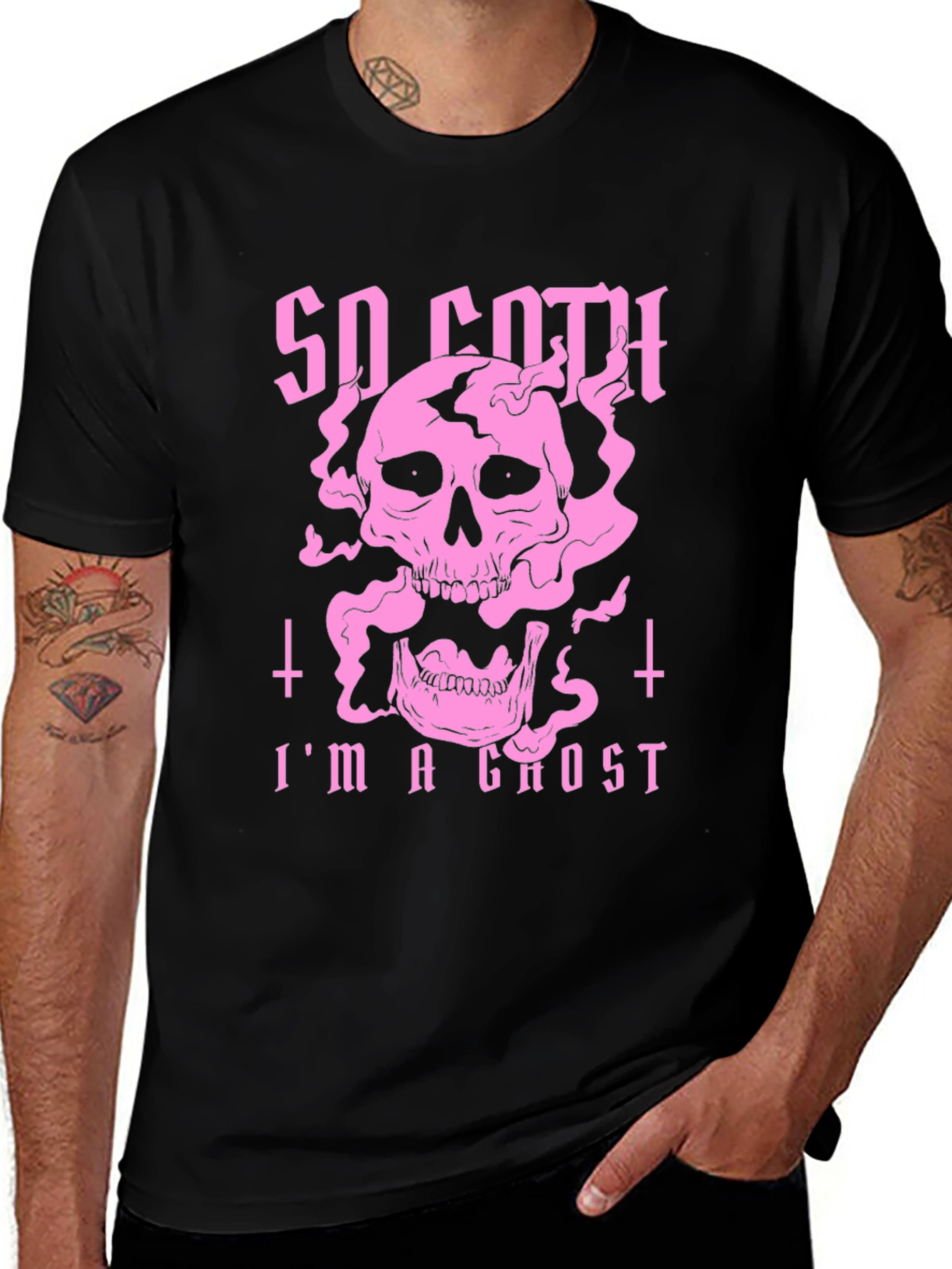 So Goth Im a Ghost Graphic Tee