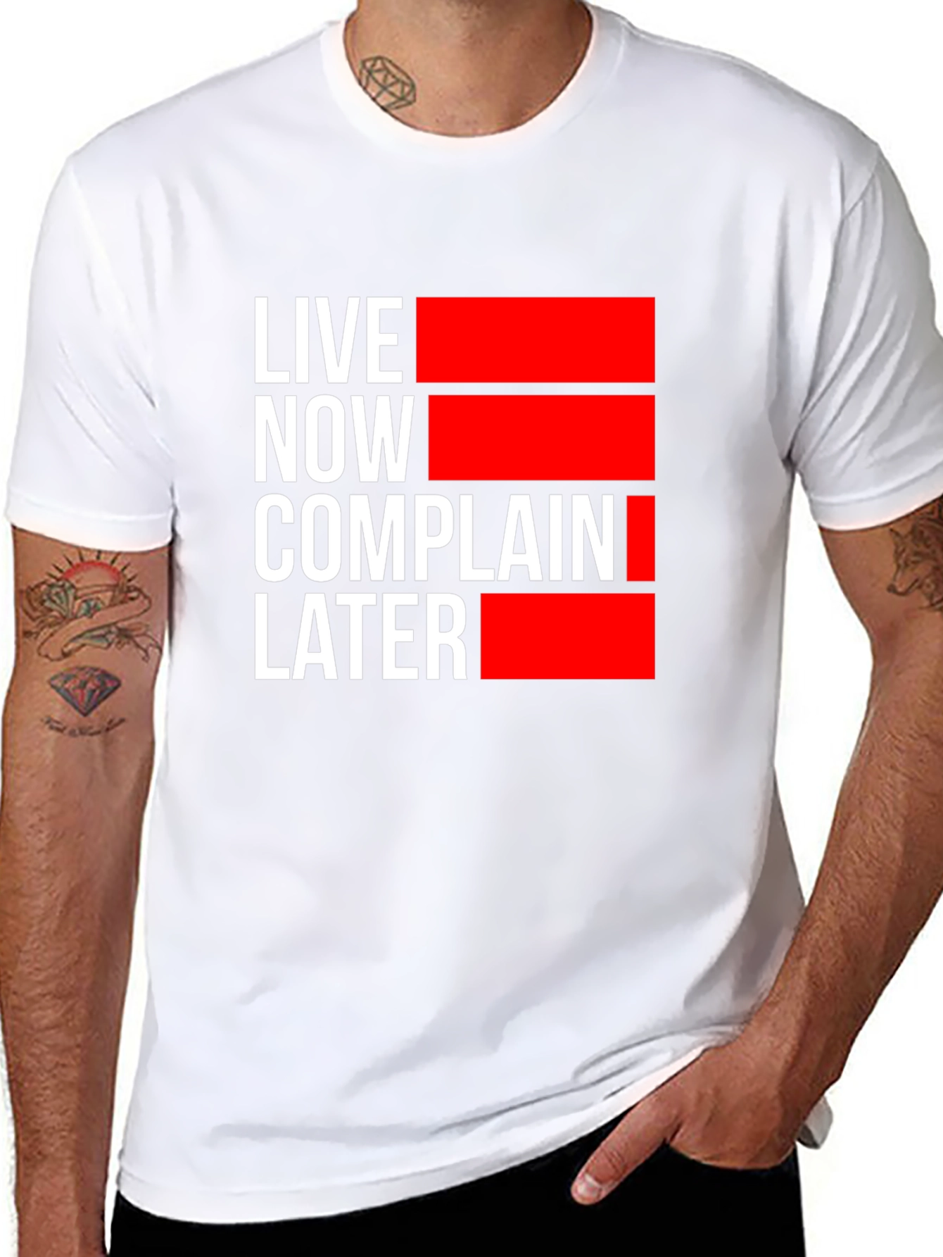 Live Now Complain Later Graphic T-Shirt