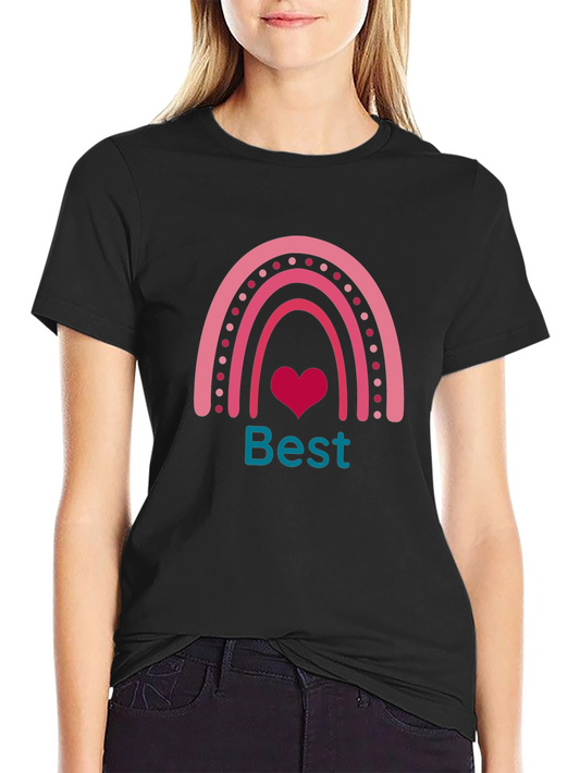 Best Friends Rainbow Heart T-Shirt