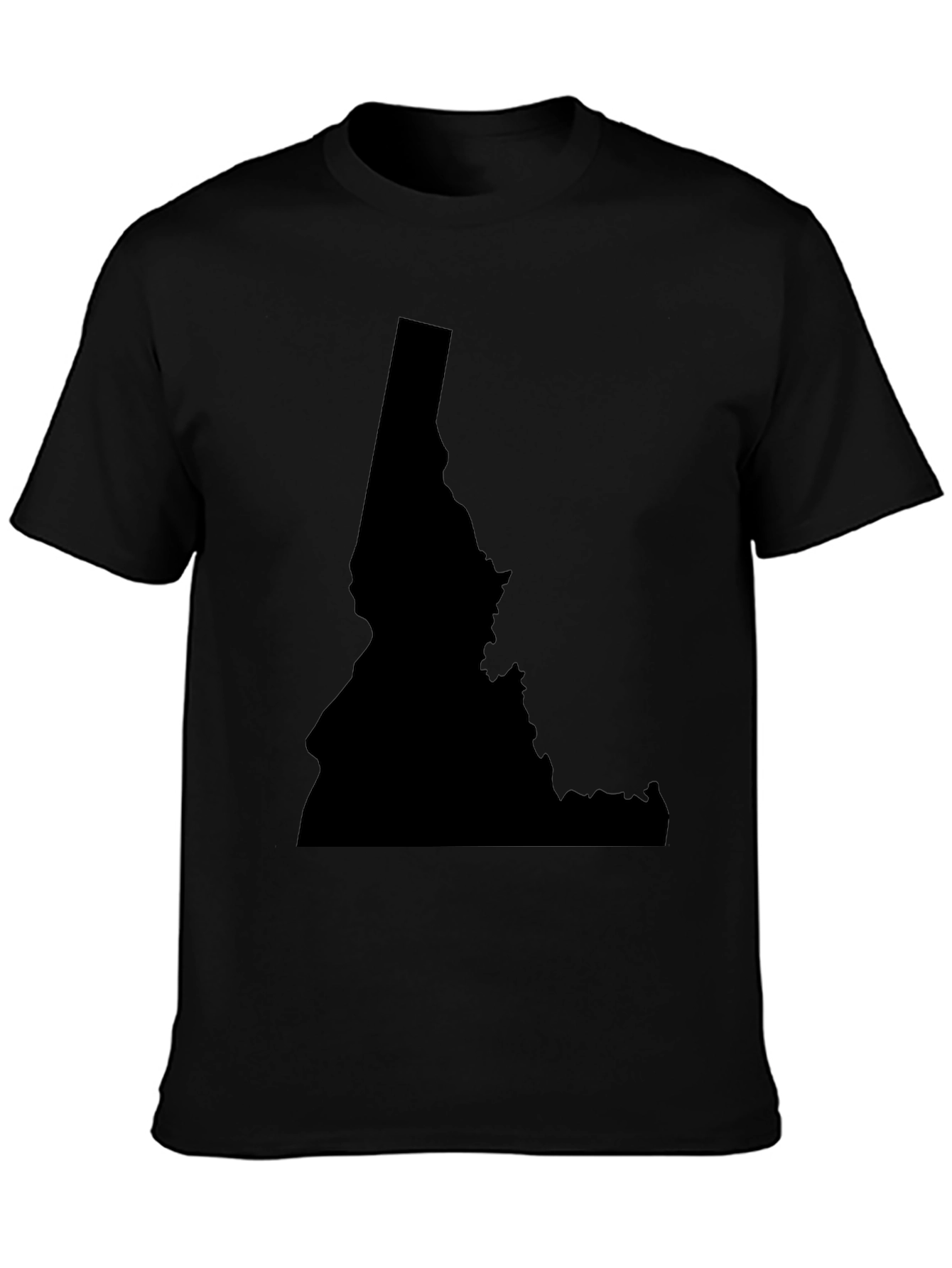 Idaho State Silhouette Graphic Tee - Black