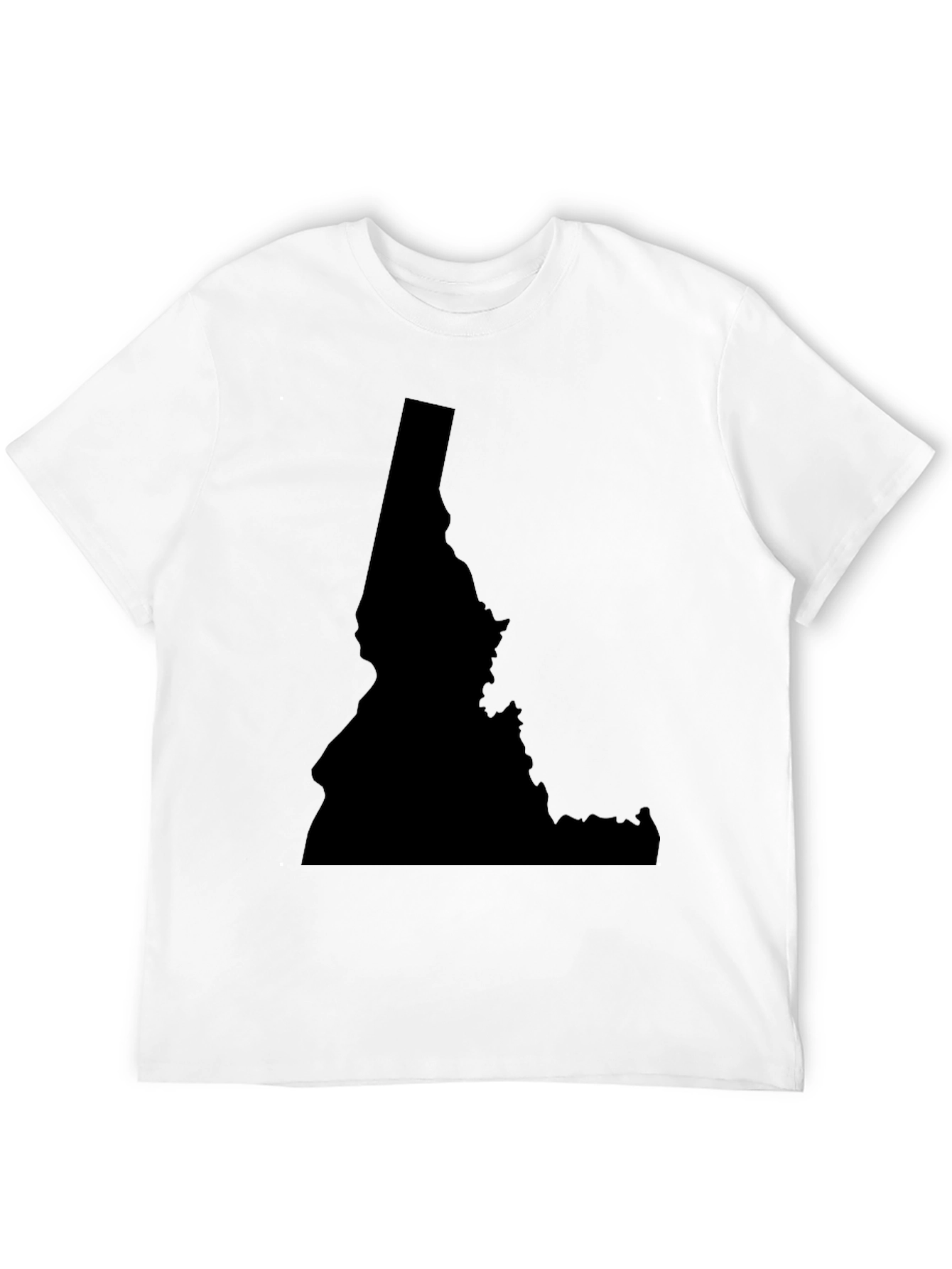 Idaho State Silhouette Graphic Tee - Black