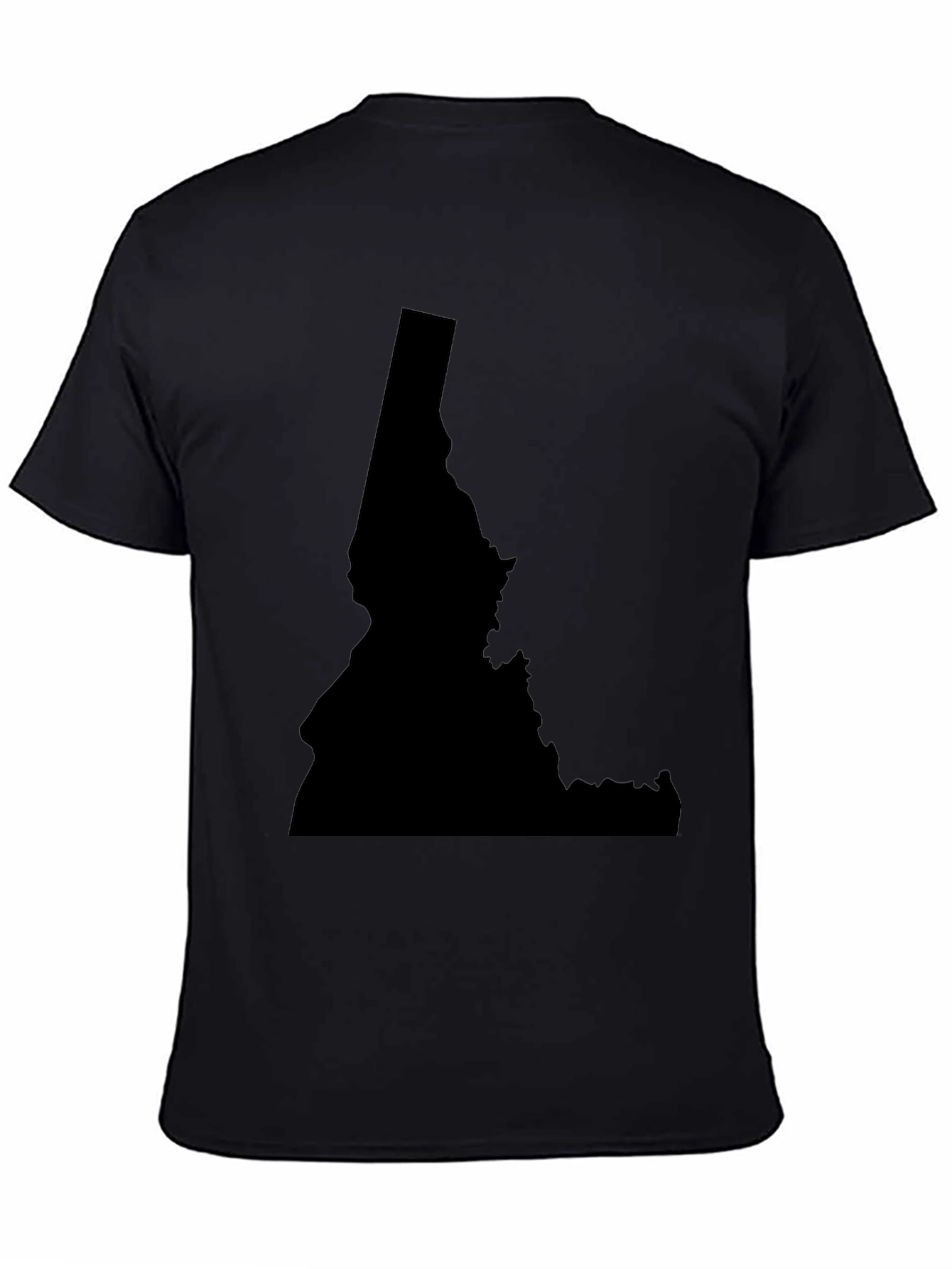 Idaho State Silhouette Graphic Tee - Black