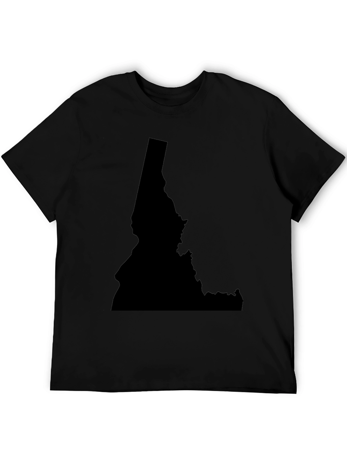 Idaho State Silhouette Graphic Tee - Black