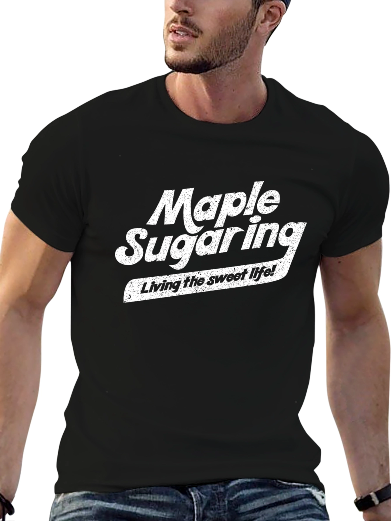 Maple Sugaring Sweet Life T-Shirt - Black