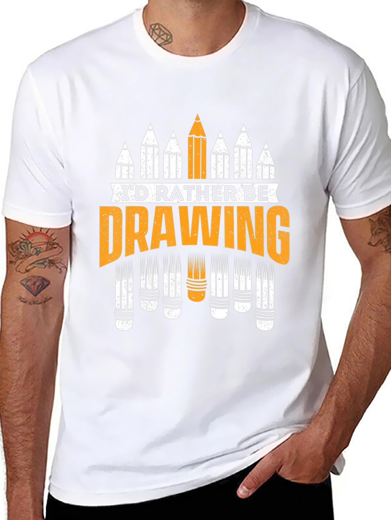 Id Rather Be Drawing T-Shirt