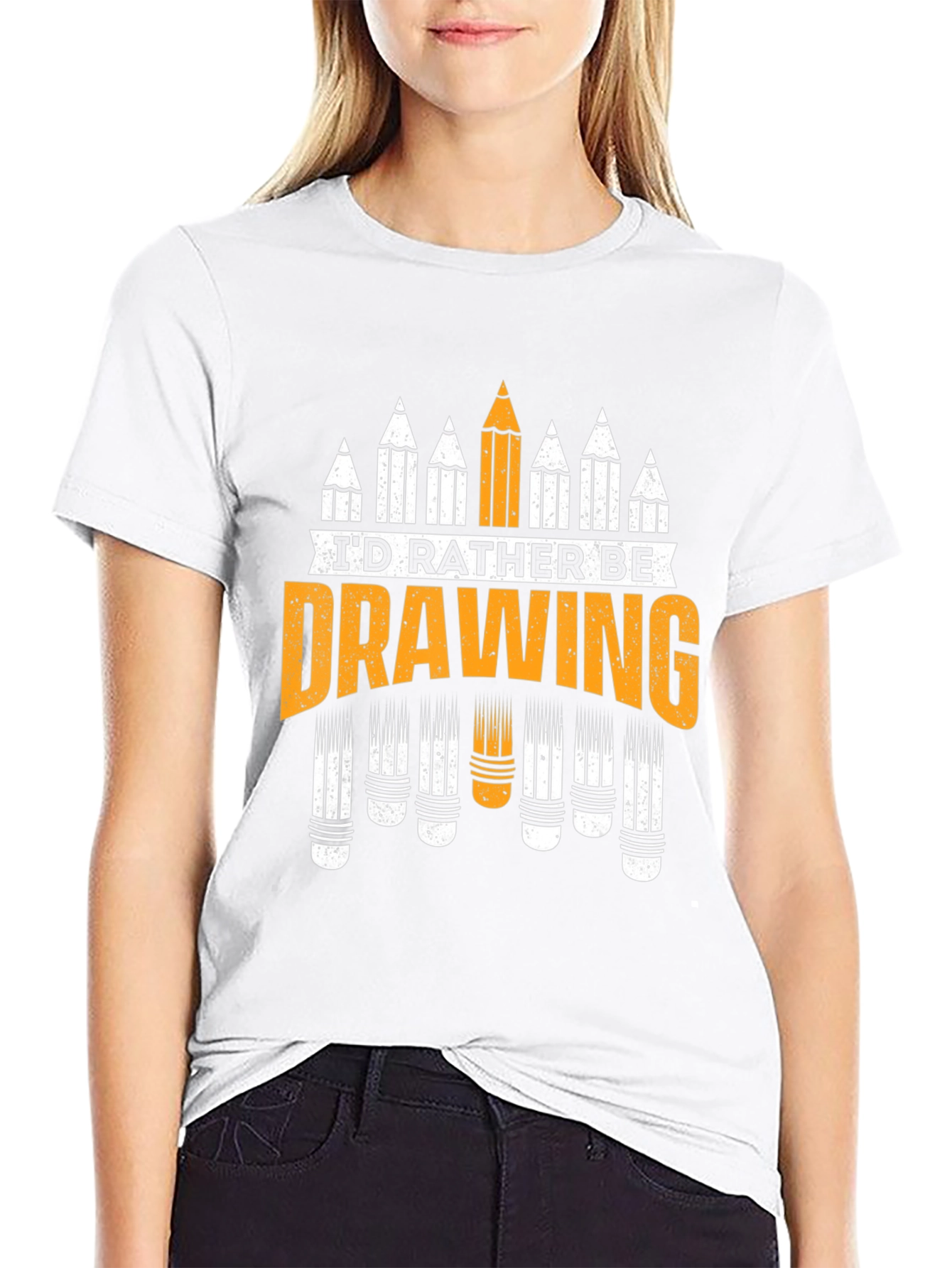 Id Rather Be Drawing T-Shirt