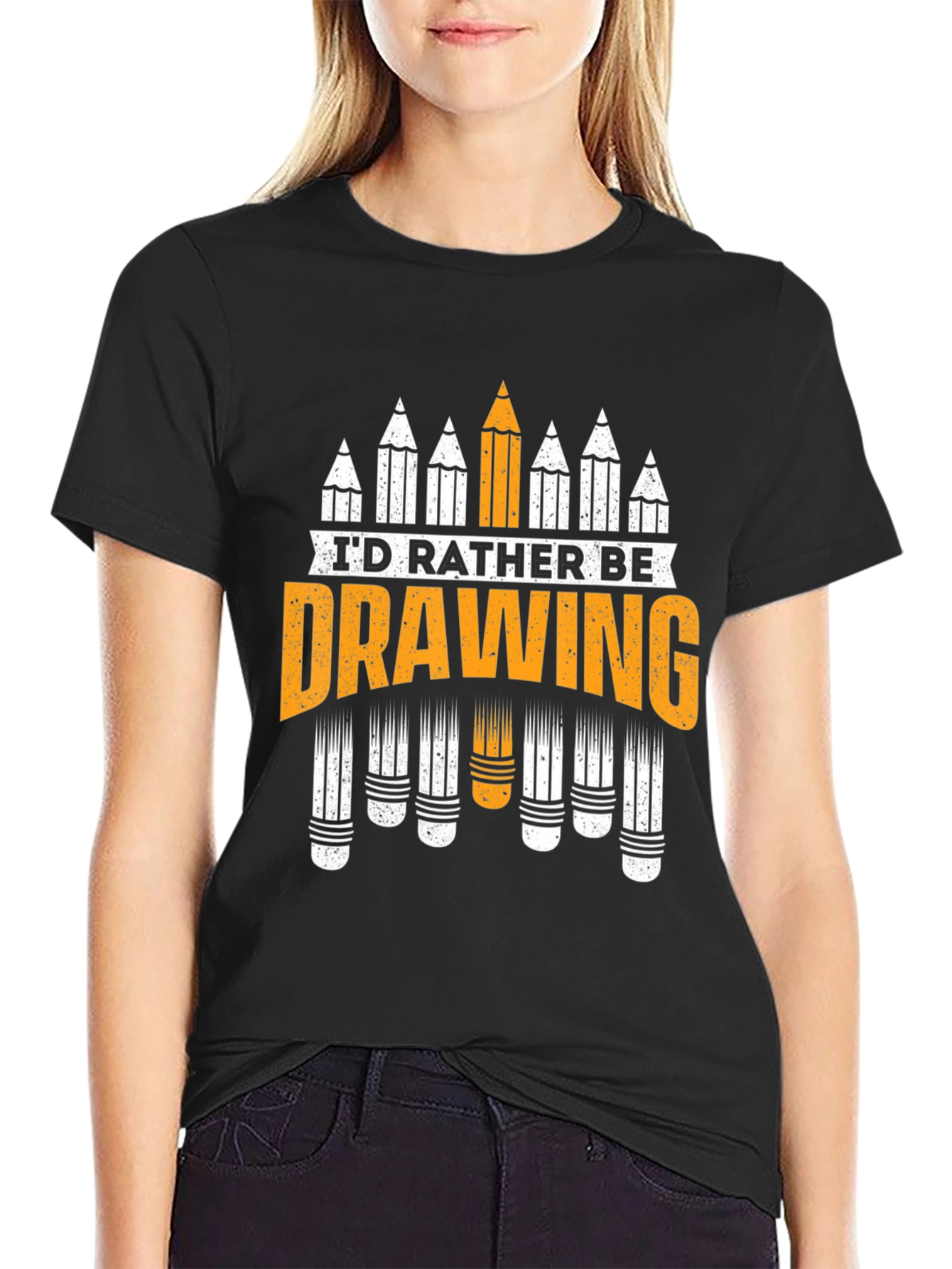 Id Rather Be Drawing T-Shirt