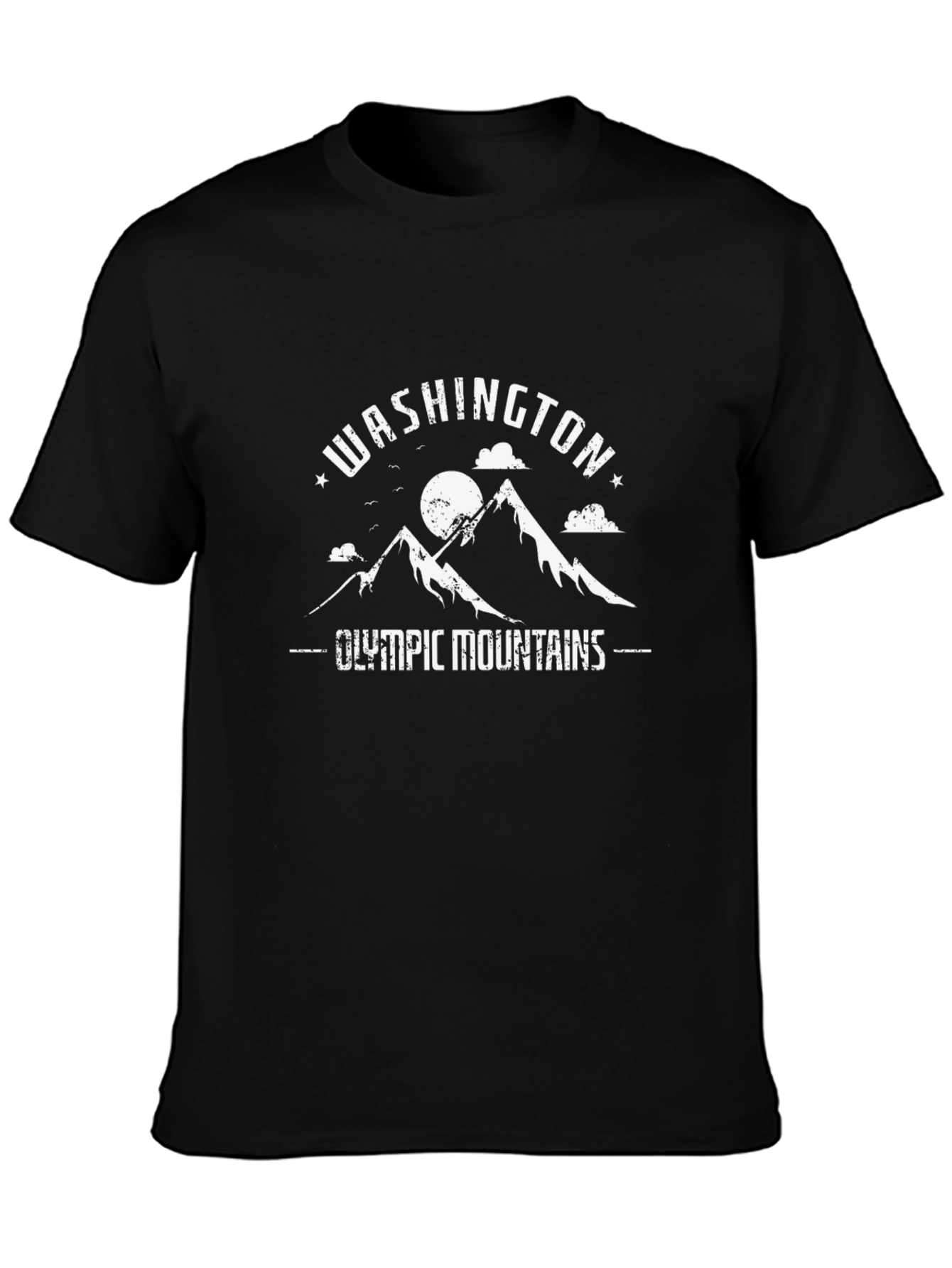 Washington Olympic Mountains Graphic T-Shirt