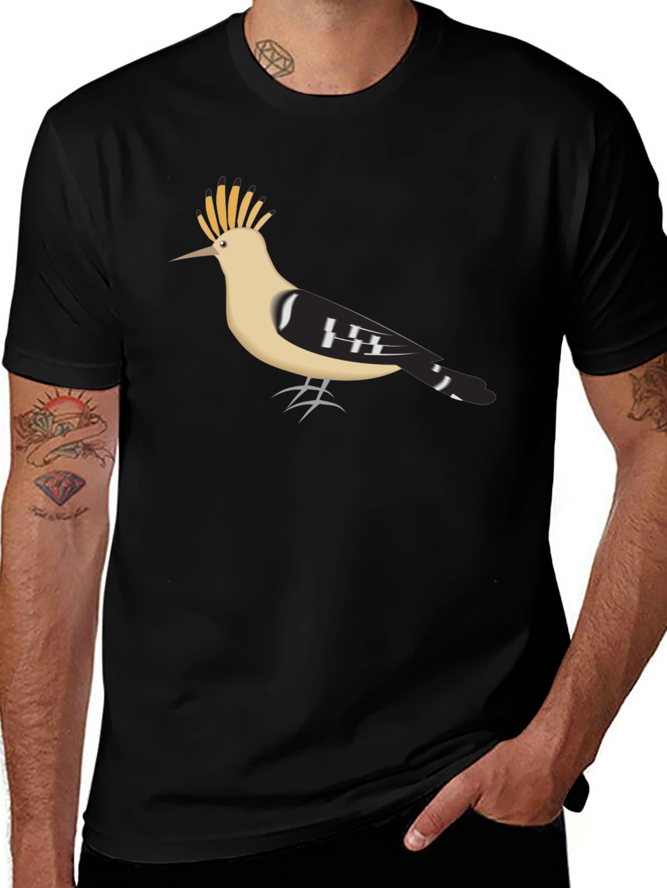 Hoopoe Bird Graphic Tee