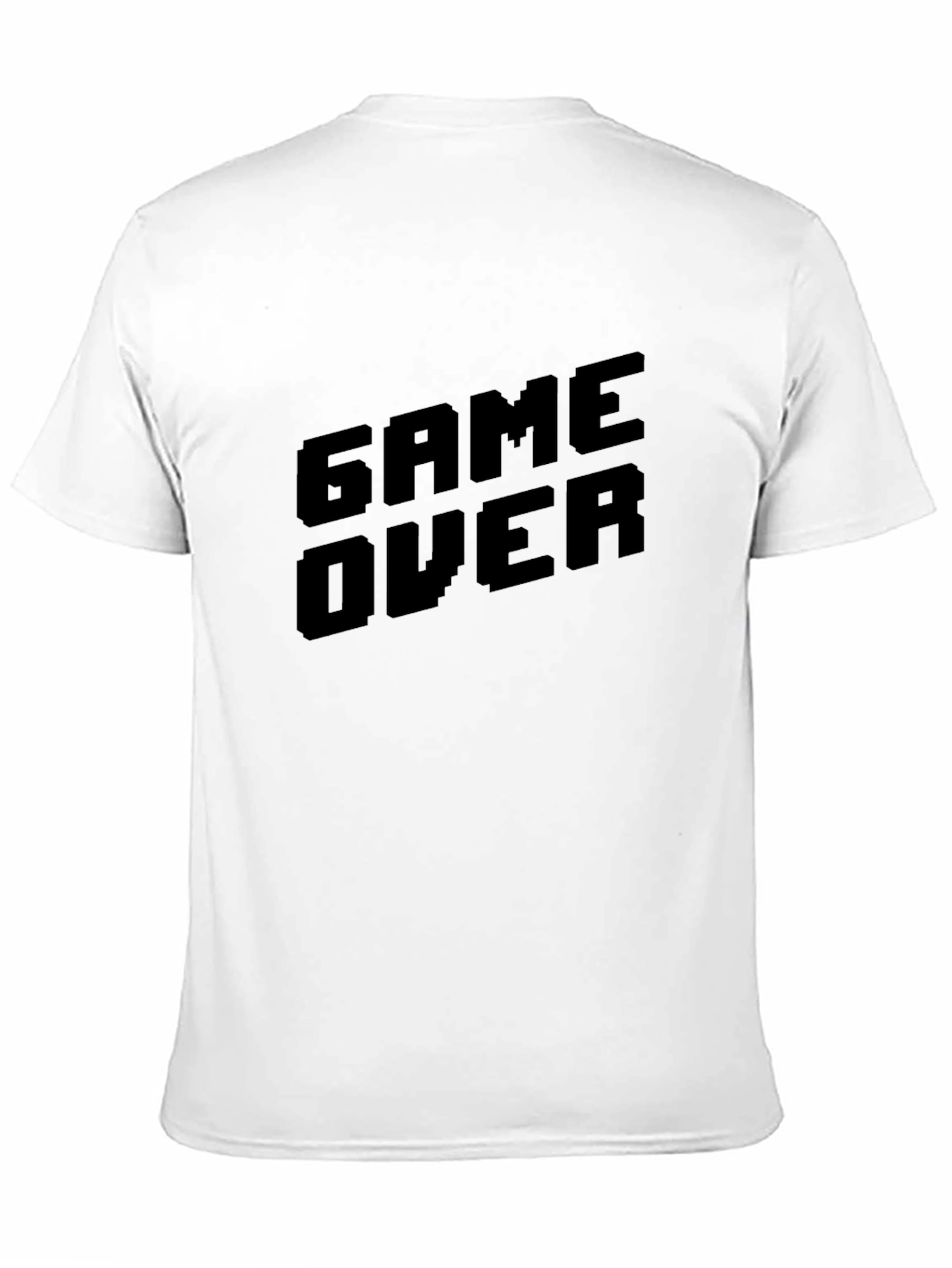 Game Over Black T-Shirt - Gamer Style Tee