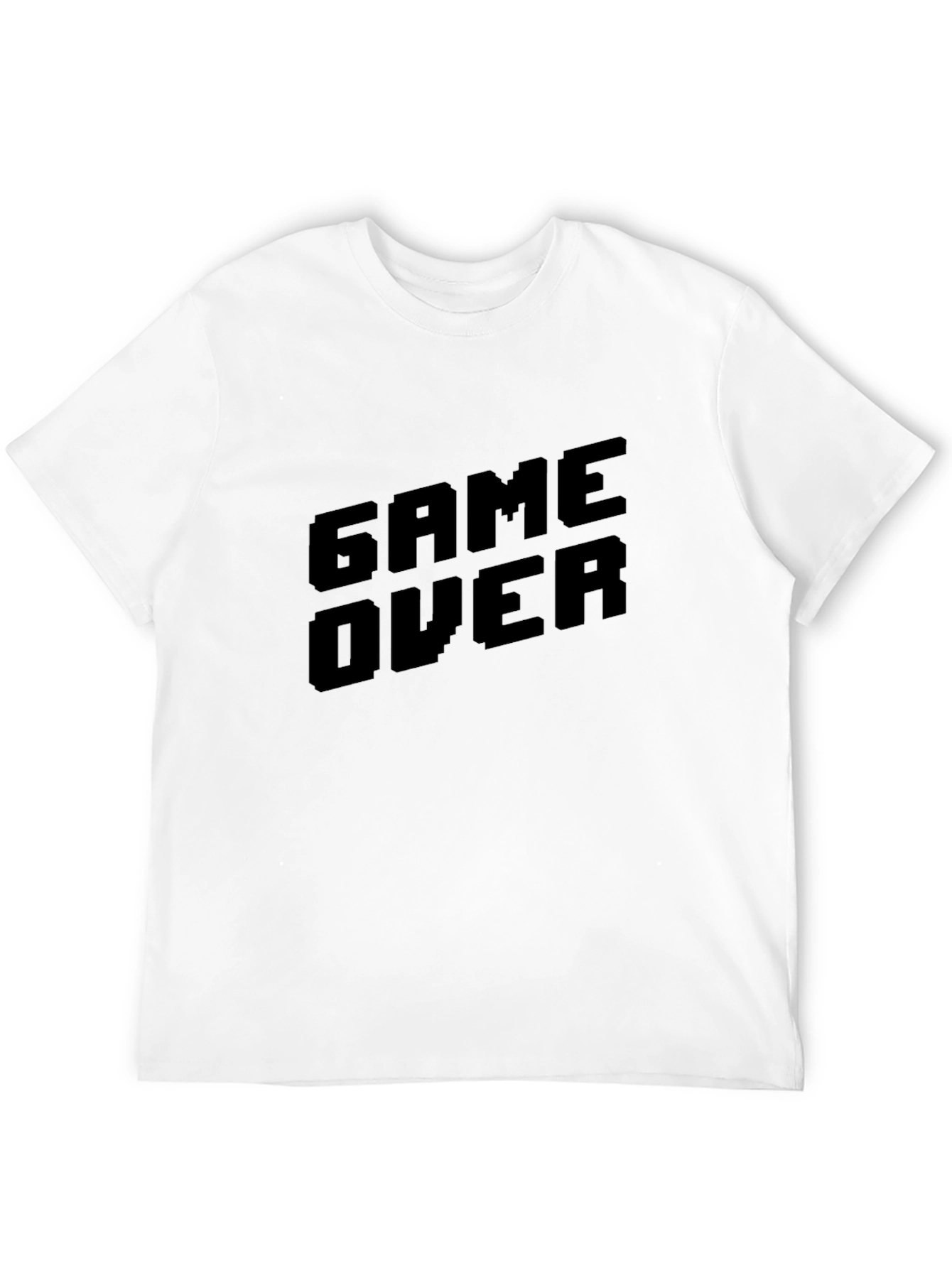 Game Over Black T-Shirt - Gamer Style Tee