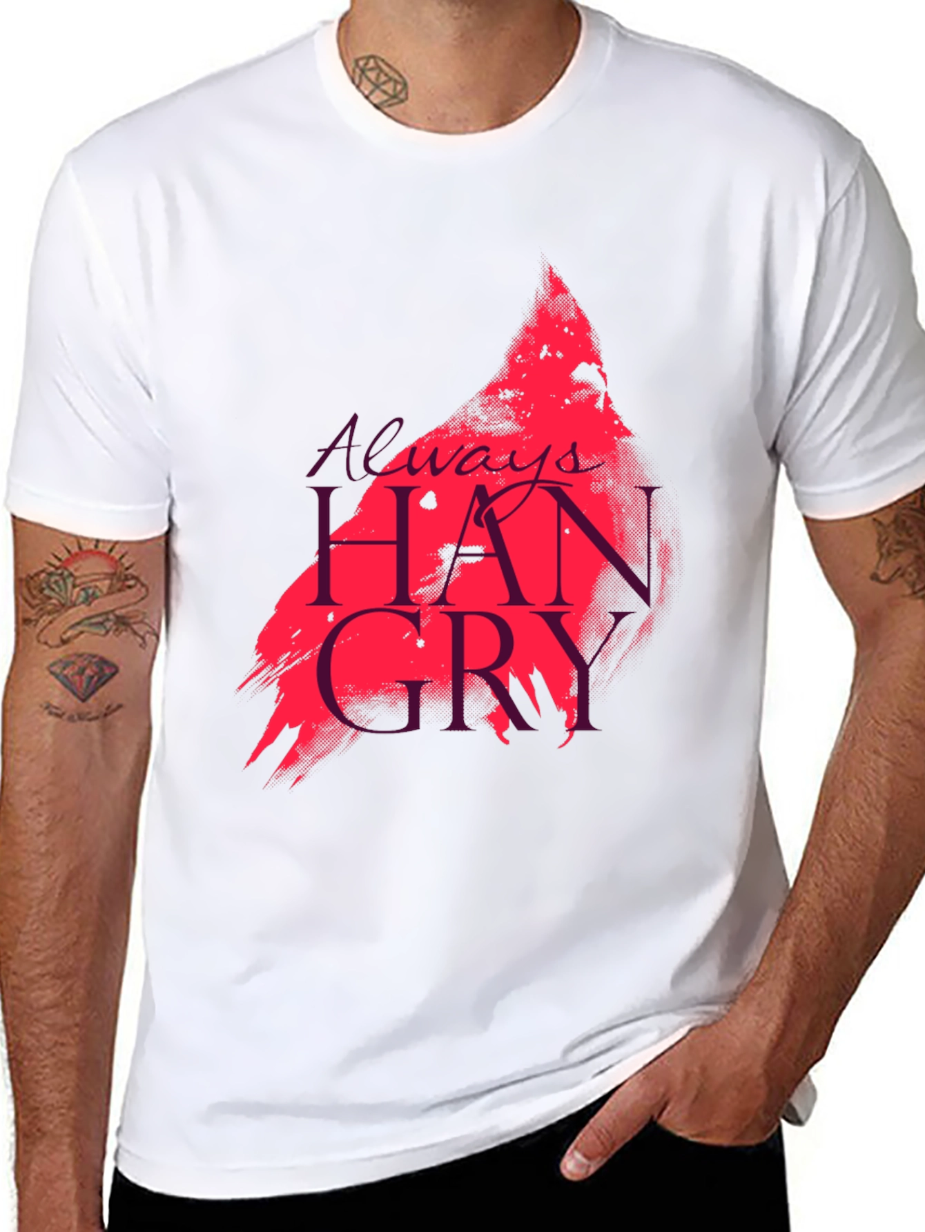 Always Hangry T-Shirt - Funny Foodie Tee