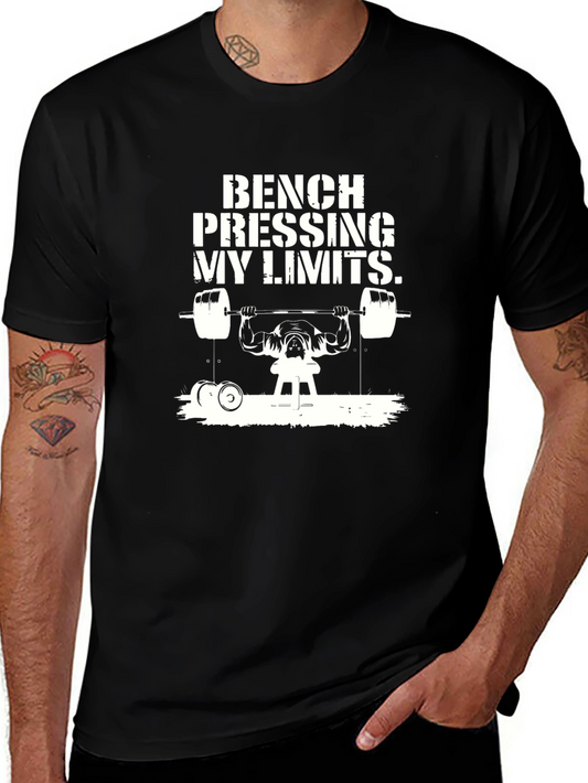 Bench Pressing My Limits Graphic Tee