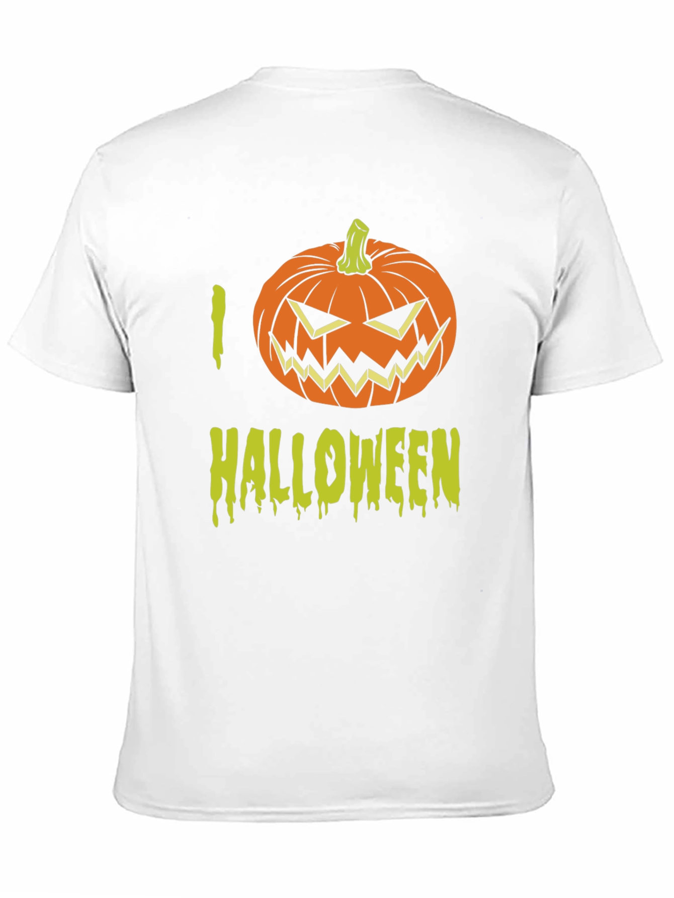 I Love Halloween T-Shirt with Pumpkin Graphic