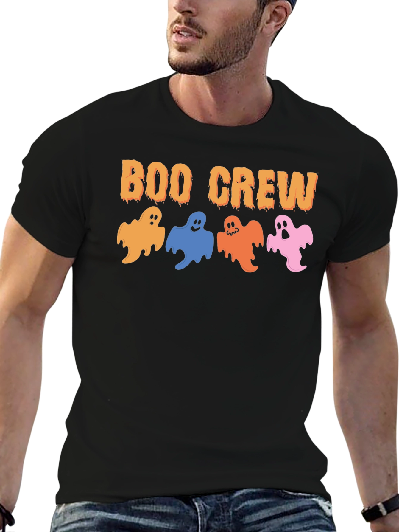 Boo Crew Ghost Halloween T-Shirt