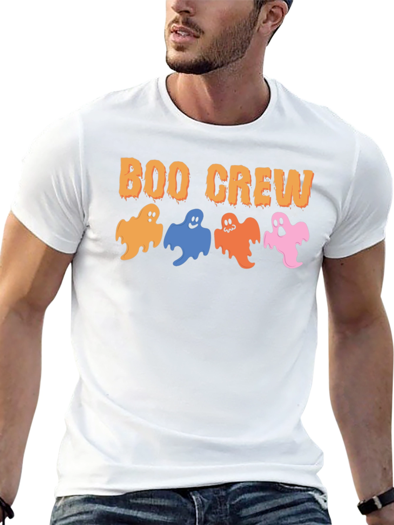 Boo Crew Ghost Halloween T-Shirt
