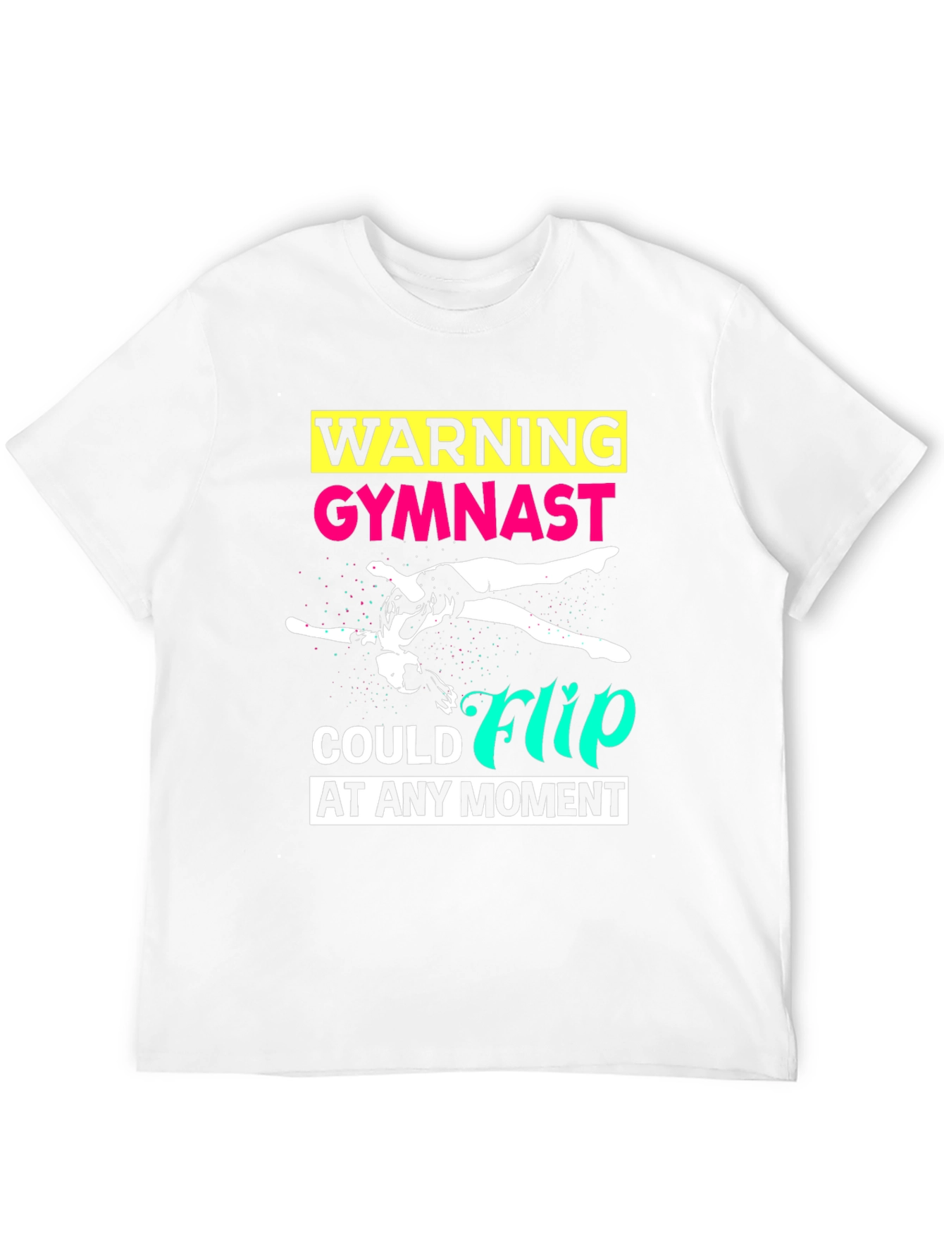 Gymnast Warning Black T-Shirt