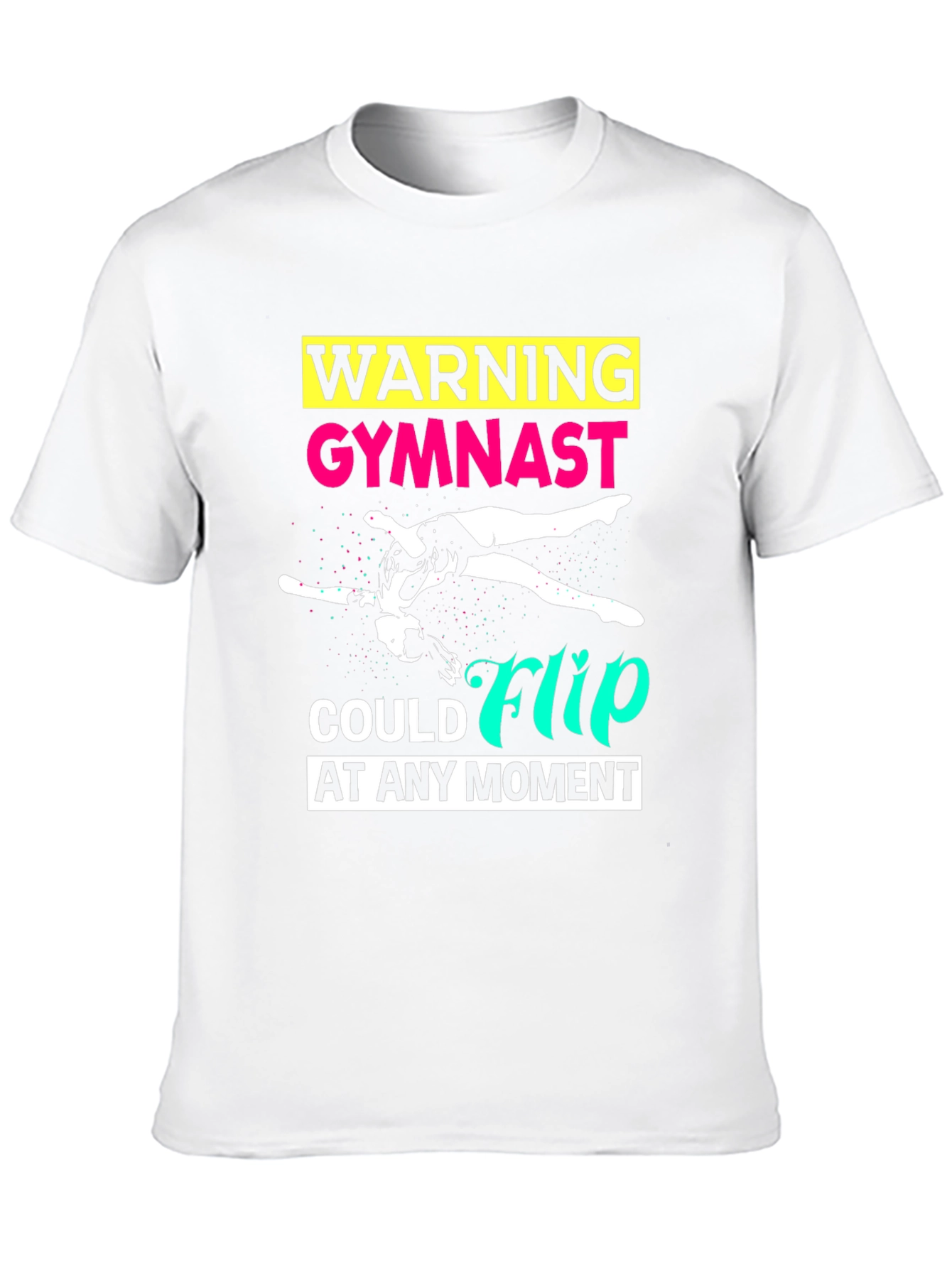 Gymnast Warning Black T-Shirt
