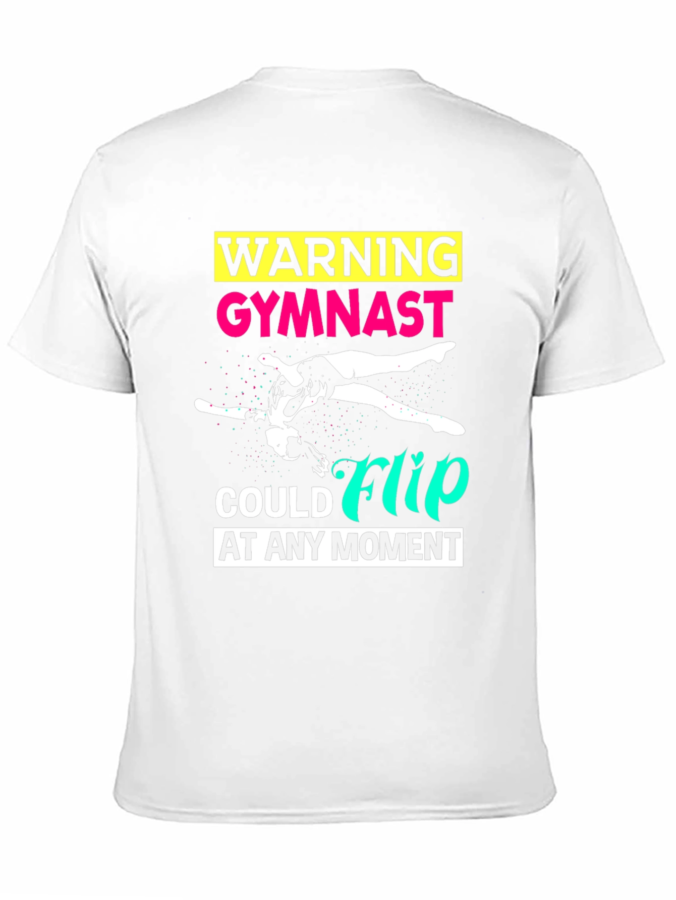 Gymnast Warning Black T-Shirt