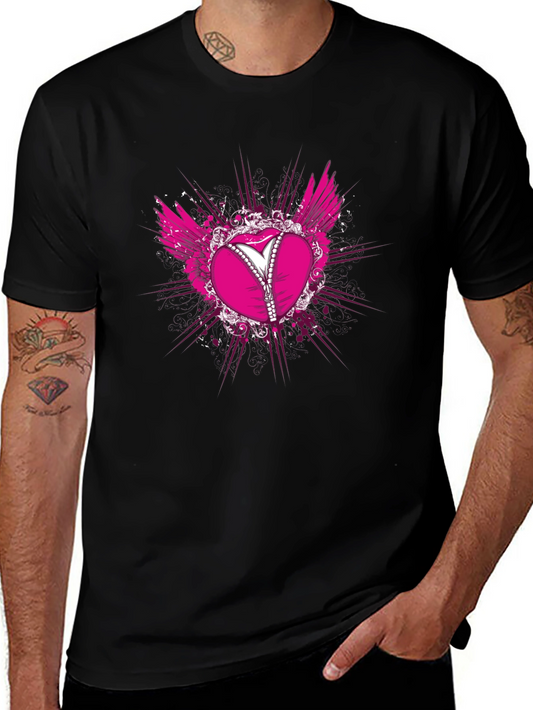 Heart Wings Corset T-Shirt - Unique Fashion