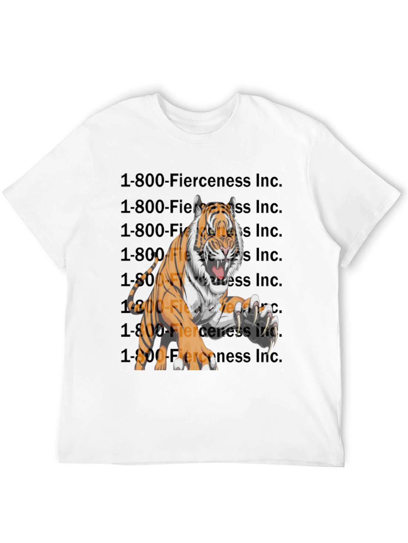 Fierce Tiger Graphic T-Shirt