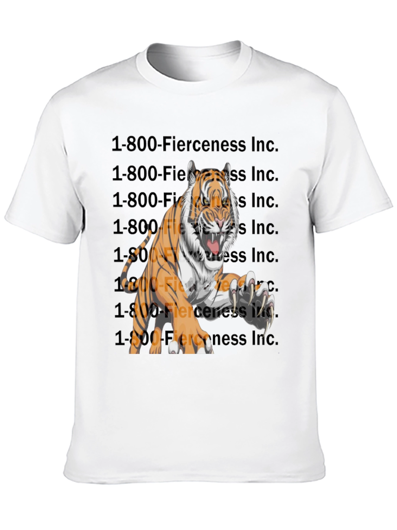 Fierce Tiger Graphic T-Shirt