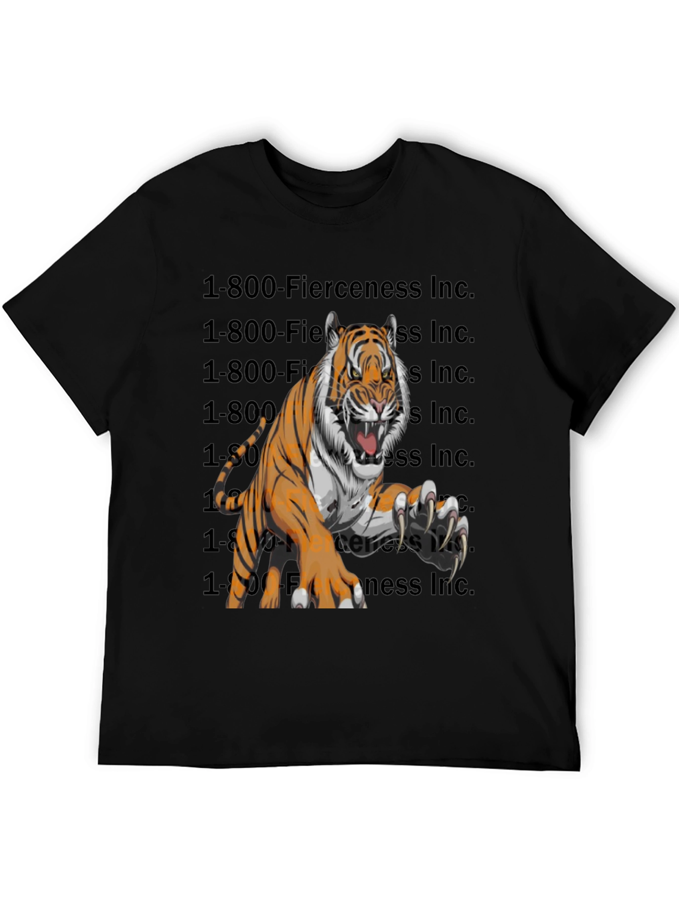 Fierce Tiger Graphic T-Shirt