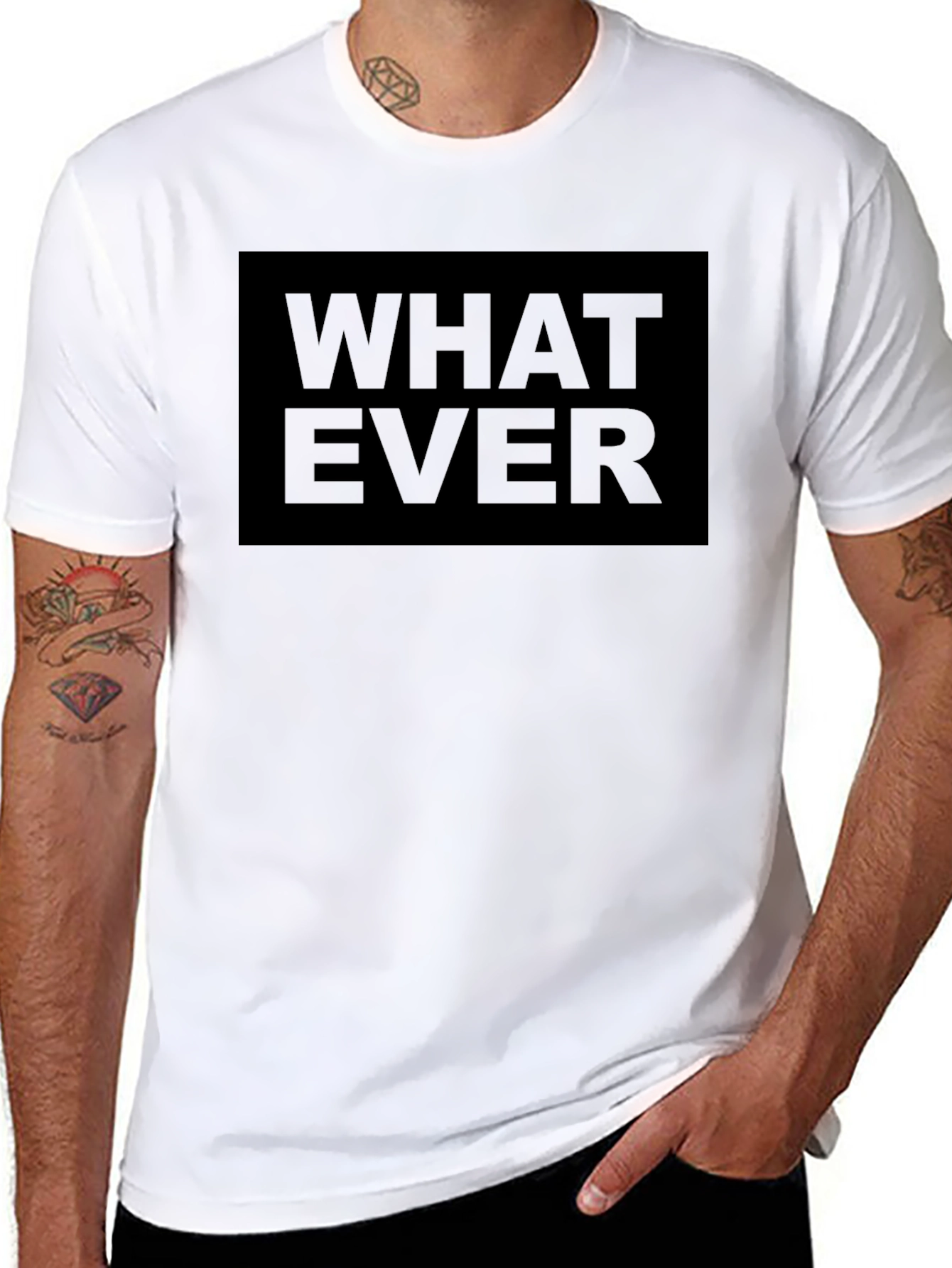 Whatever Graphic Tee - Unisex Casual Style