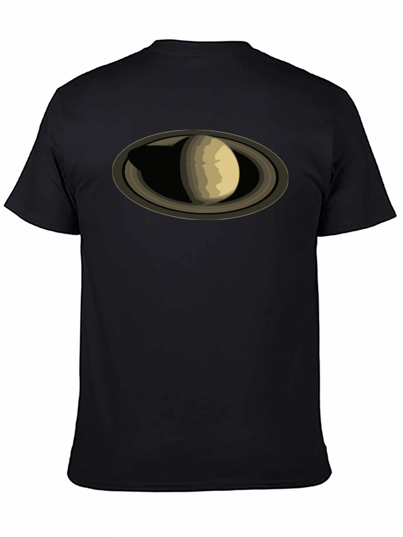 Saturn Graphic Black T-Shirt