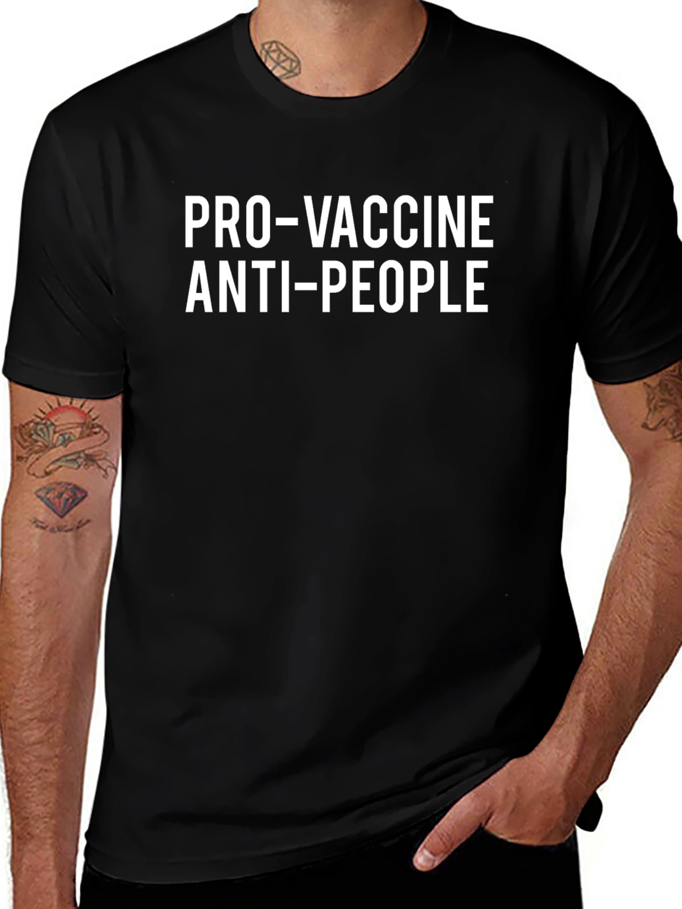 Pro-Vaccine Anti-People Graphic Tee