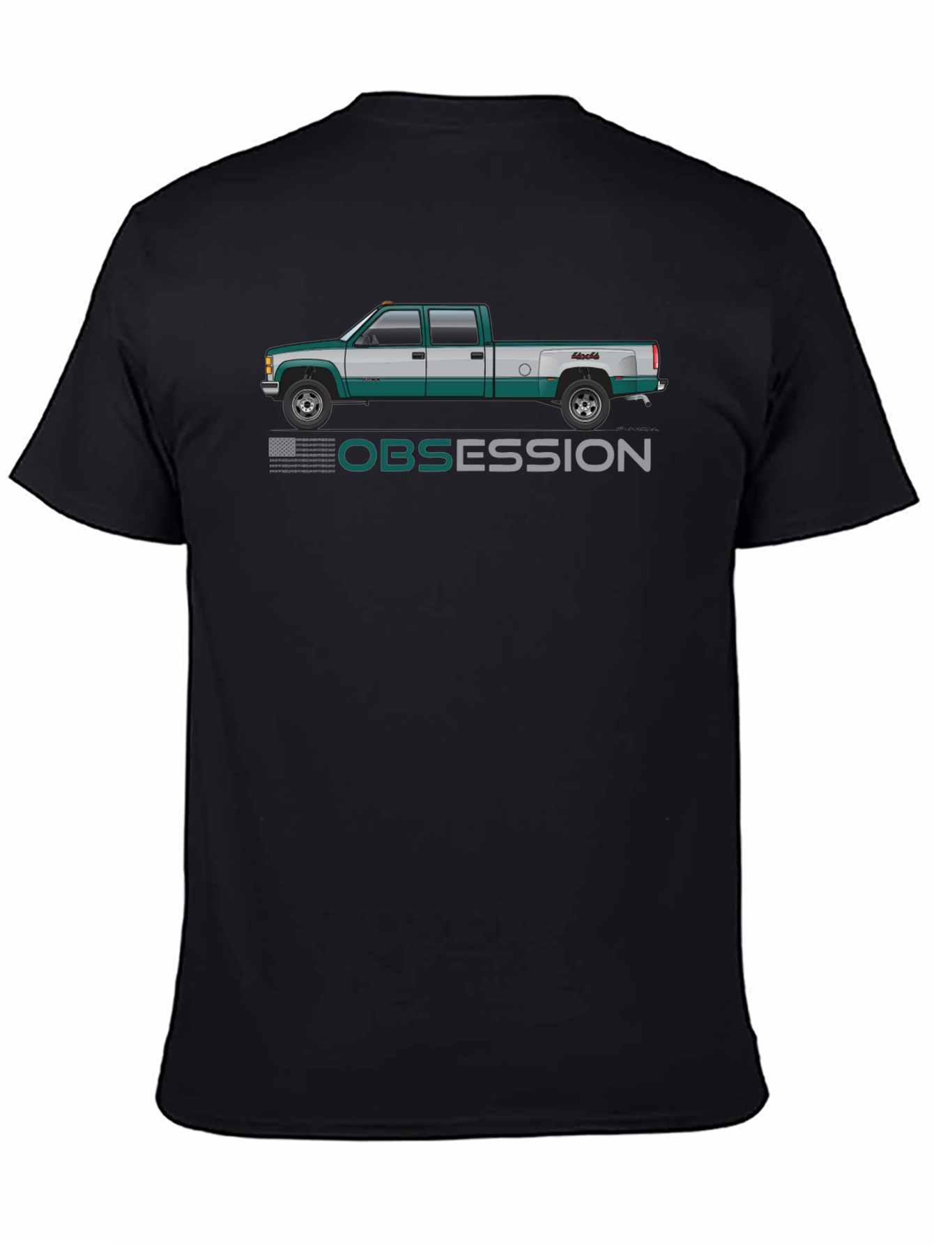 Obsession Truck T-Shirt - Black Tee