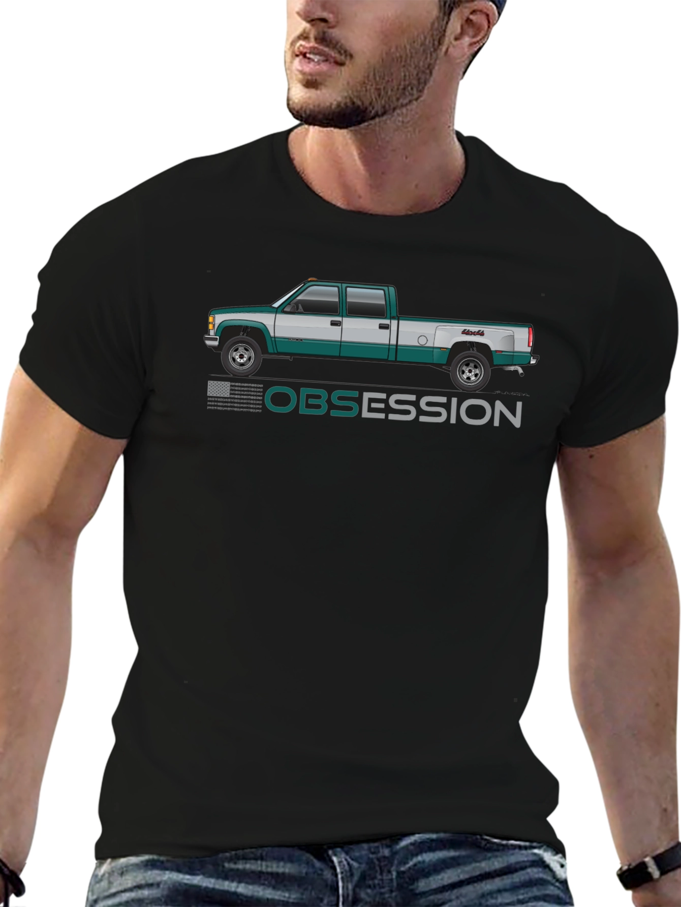 Obsession Truck T-Shirt - Black Tee